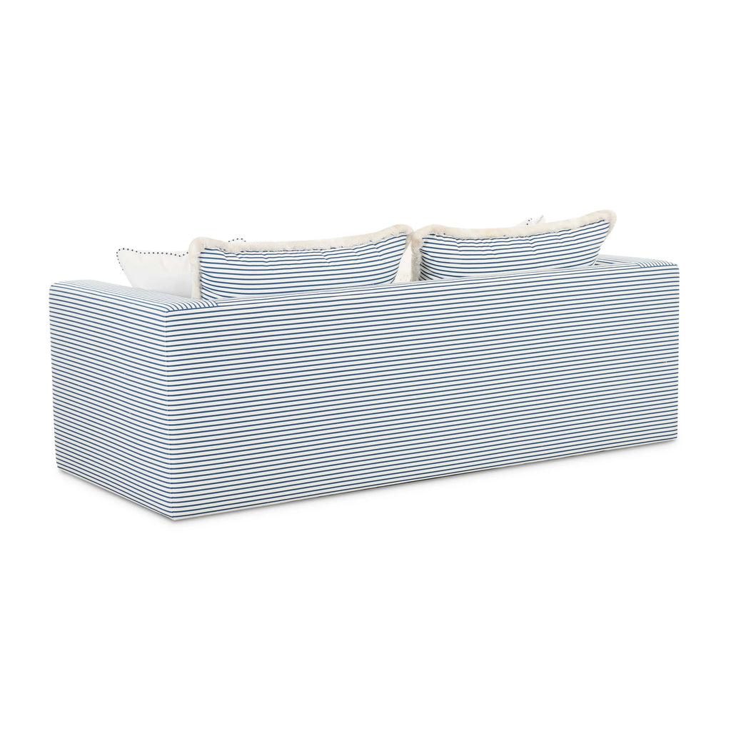 Salty 84.5" Striped Contract-Grade Indoor/Outdoor Sofa