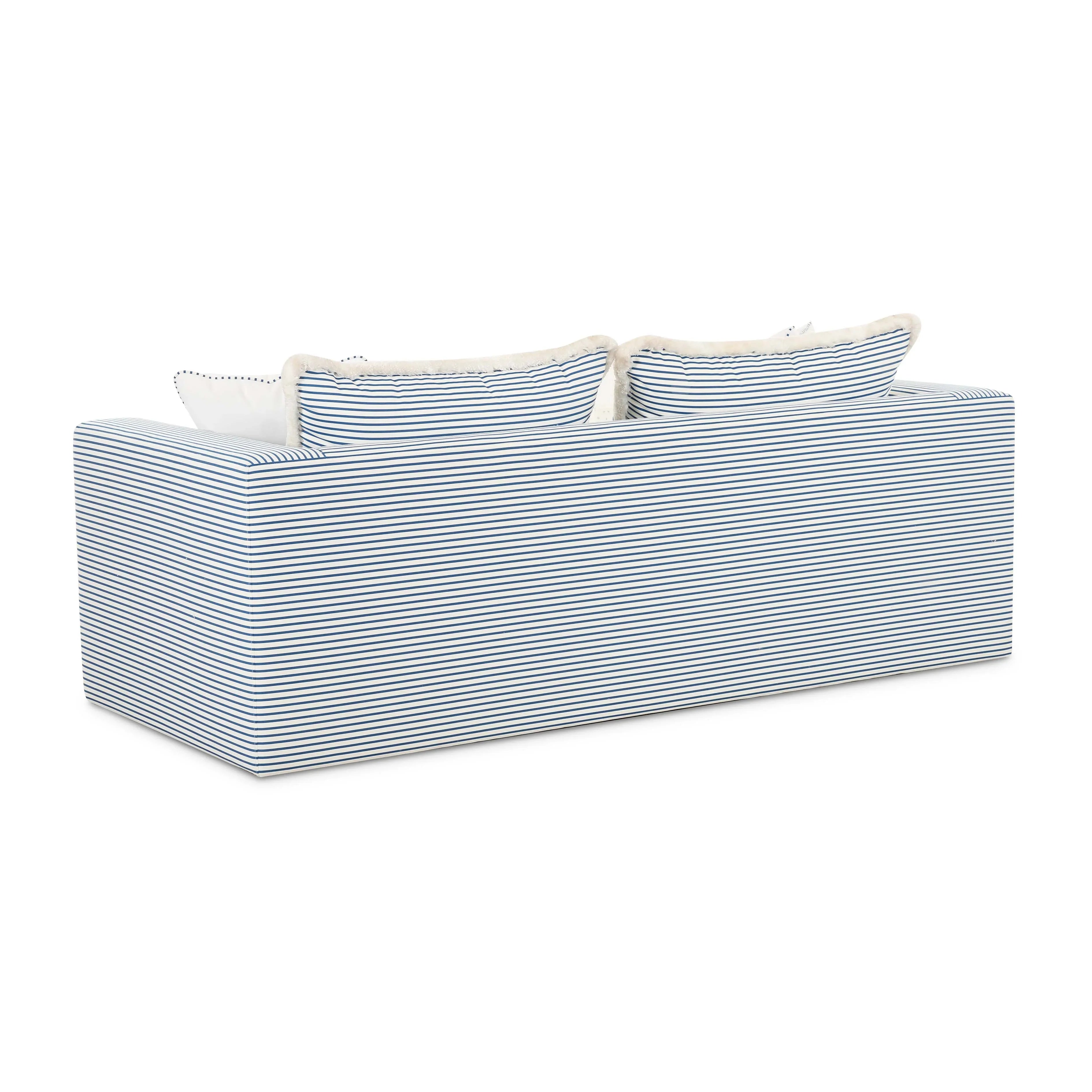 Salty 84.5" Striped Contract-Grade Indoor/Outdoor Sofa