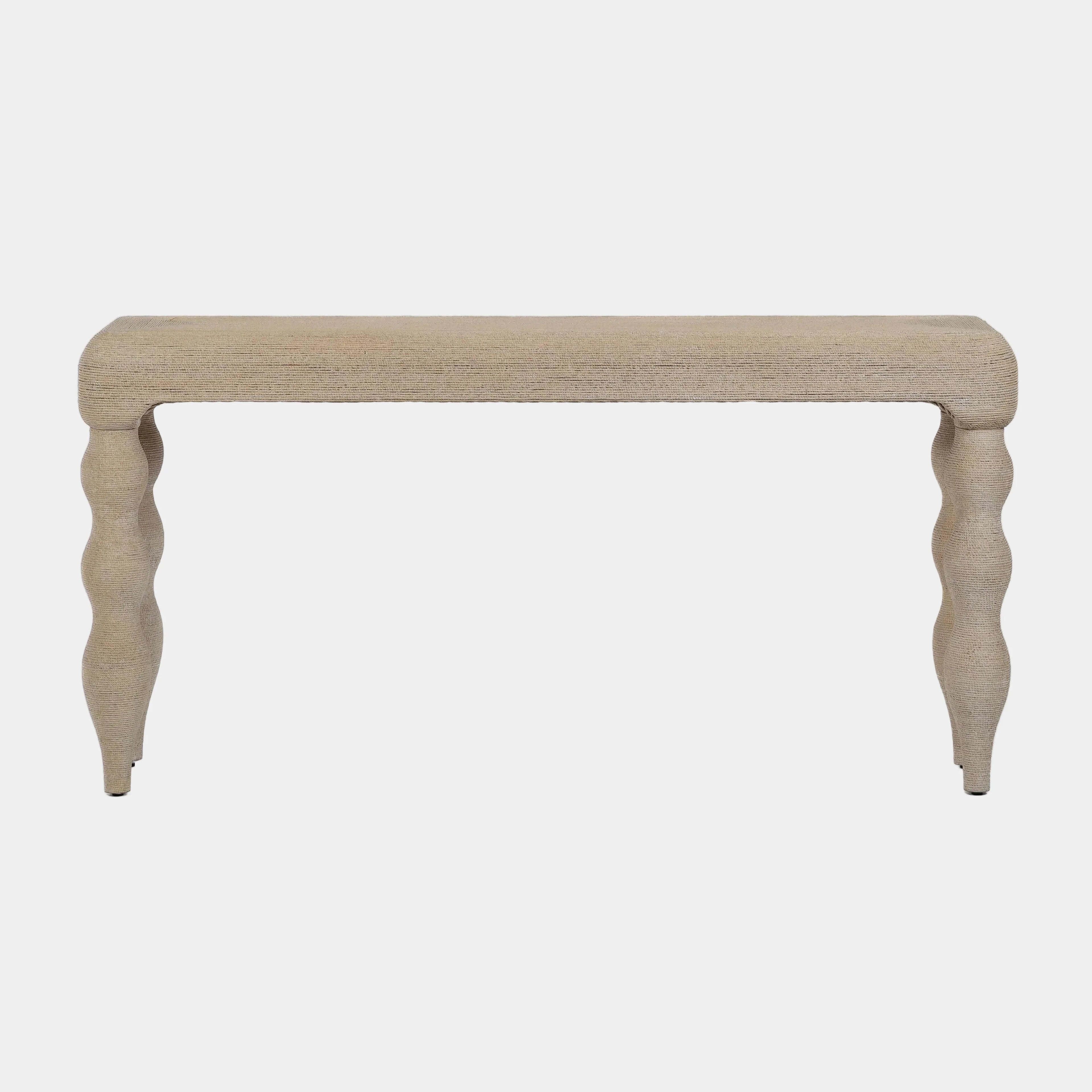 Vicky 68" Natural Woven Seagrass Console Table