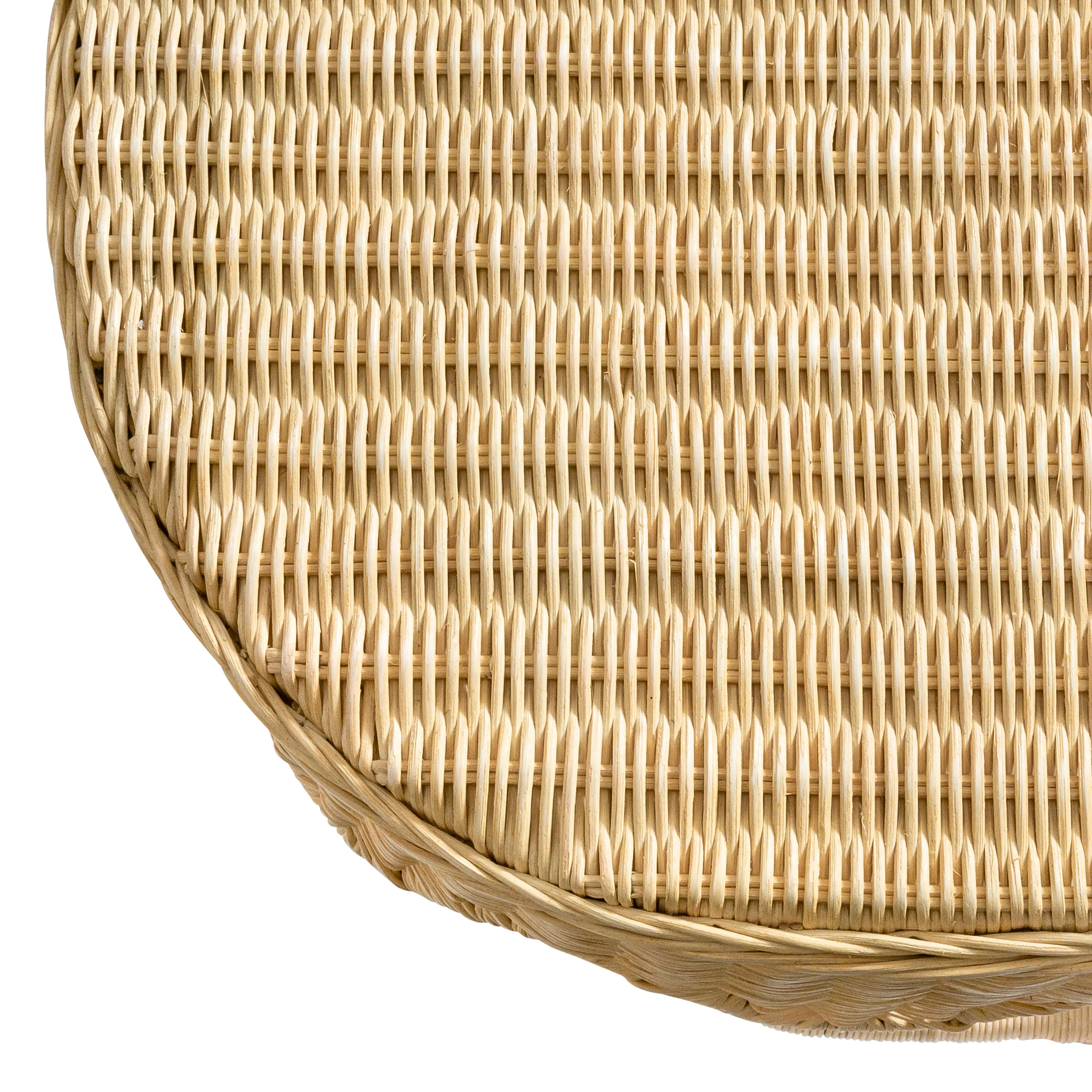 Sally 41" Natural Rattan Console Table
