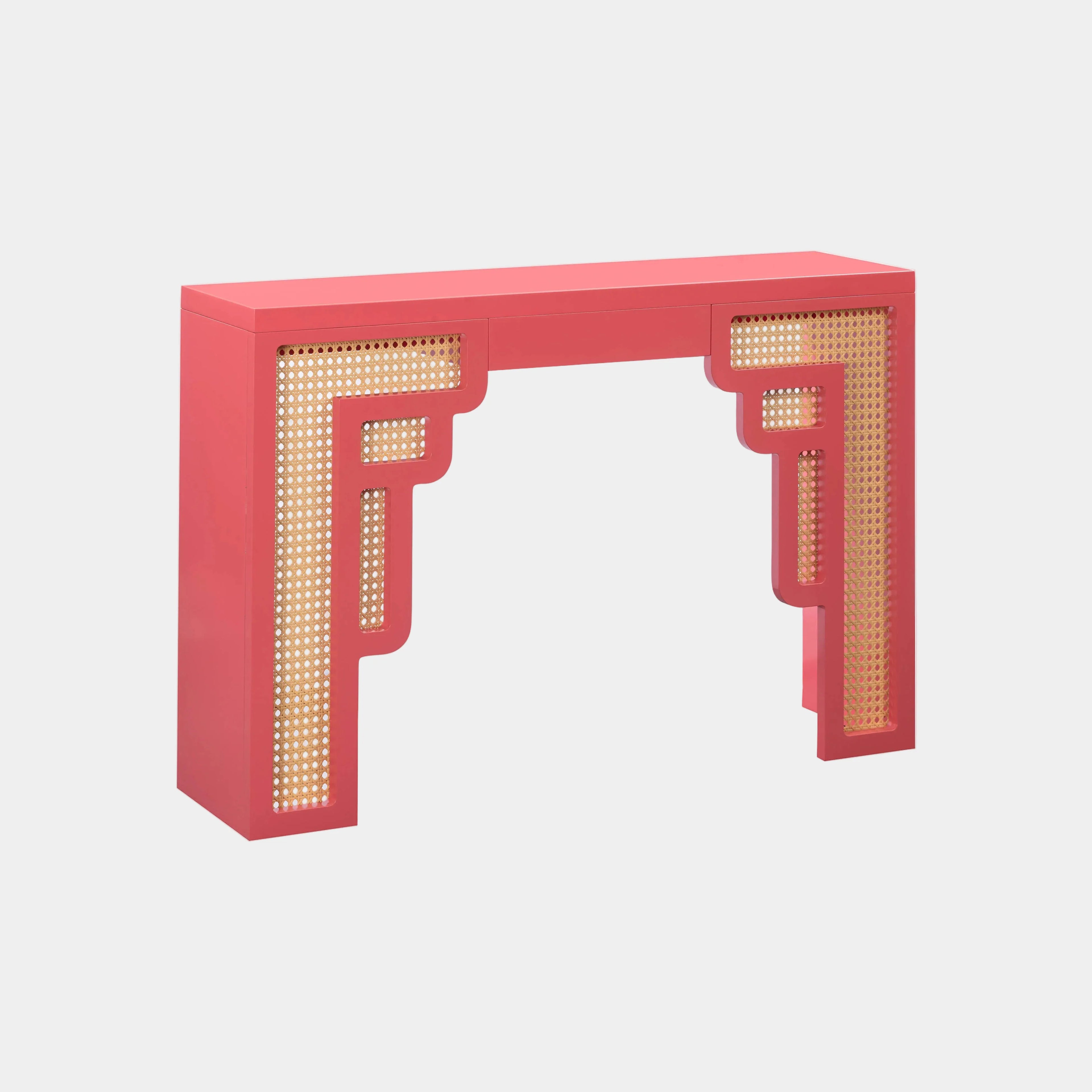 Suzie 45" Rattan Console Table