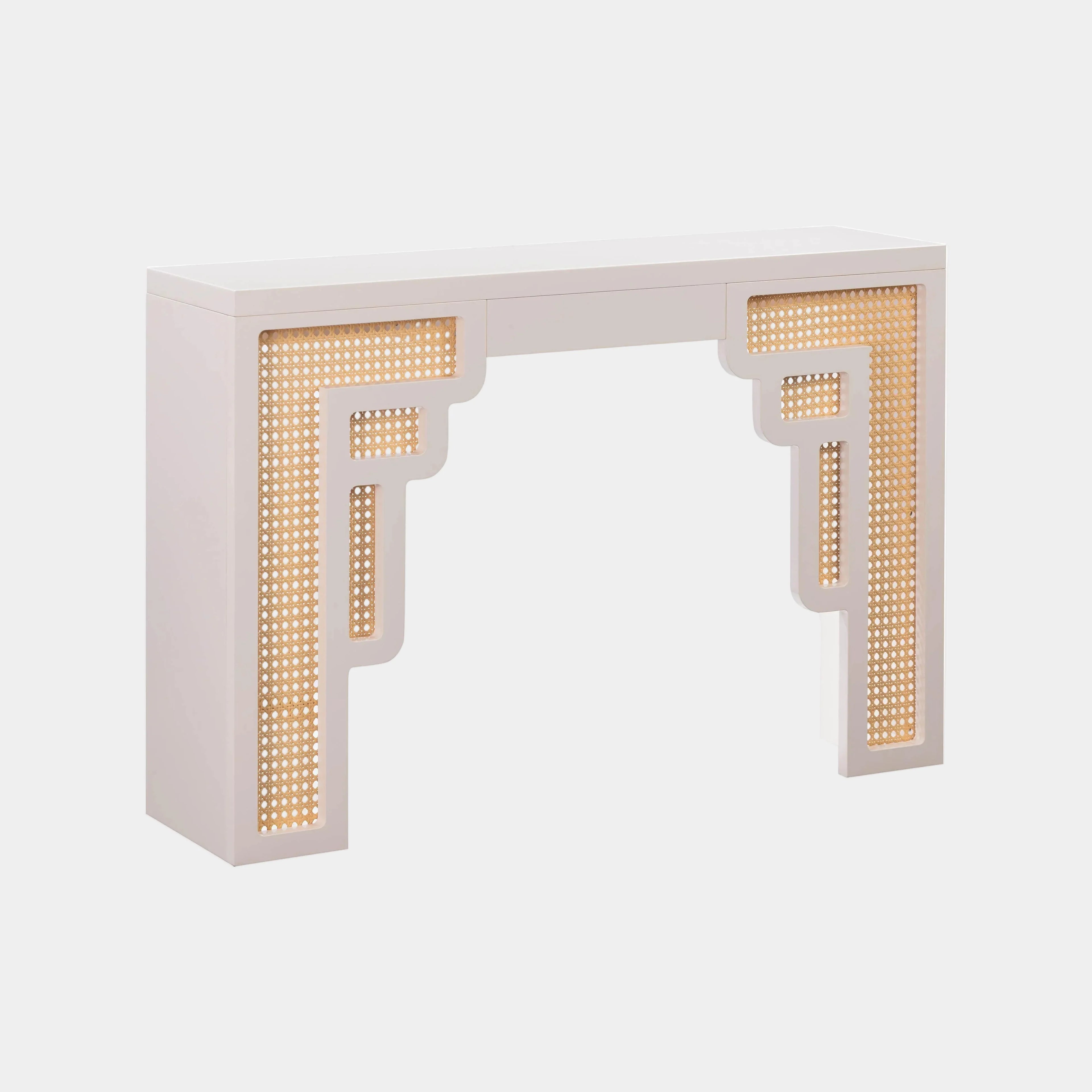 Suzie 45" Rattan Console Table