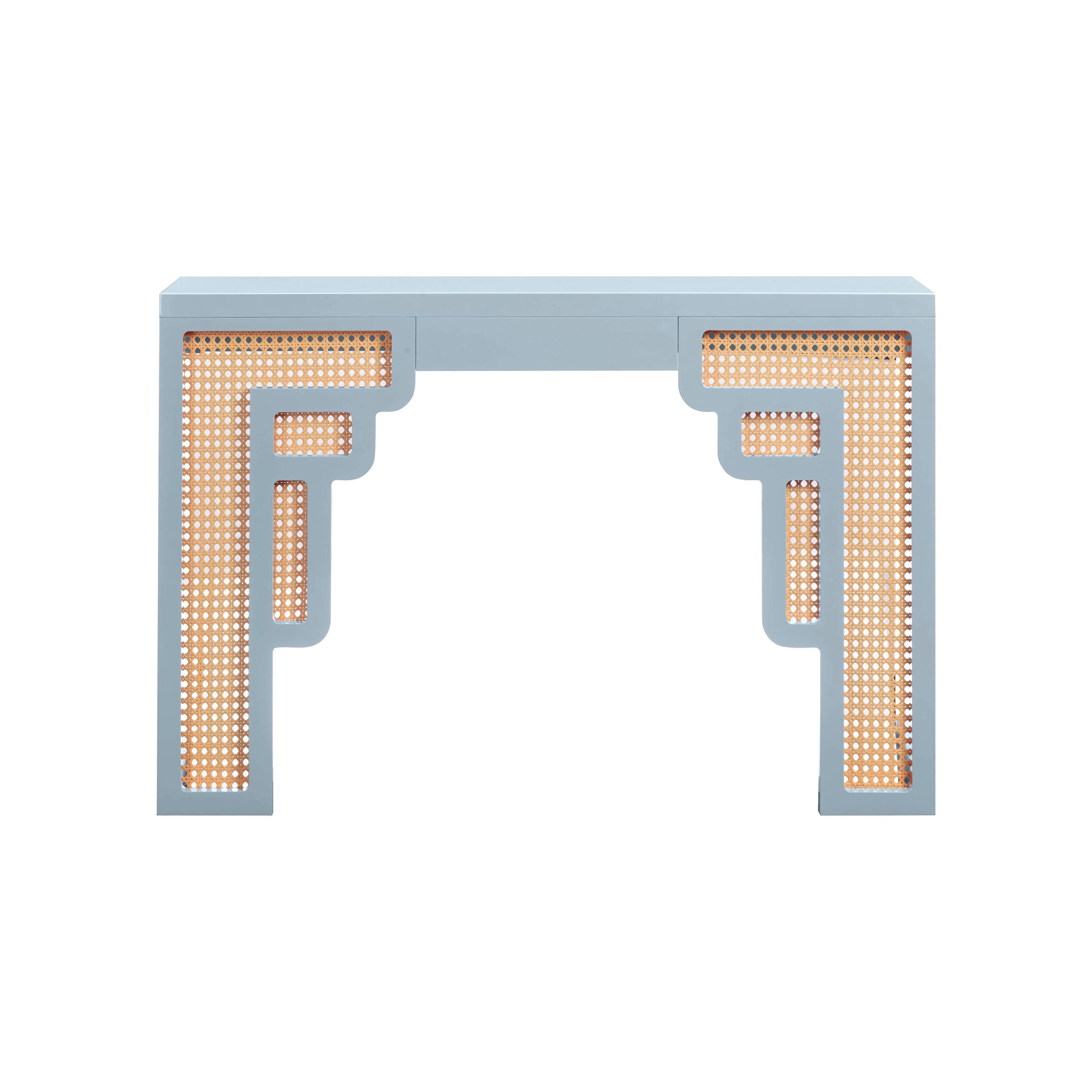 Suzie 45" Rattan Console Table