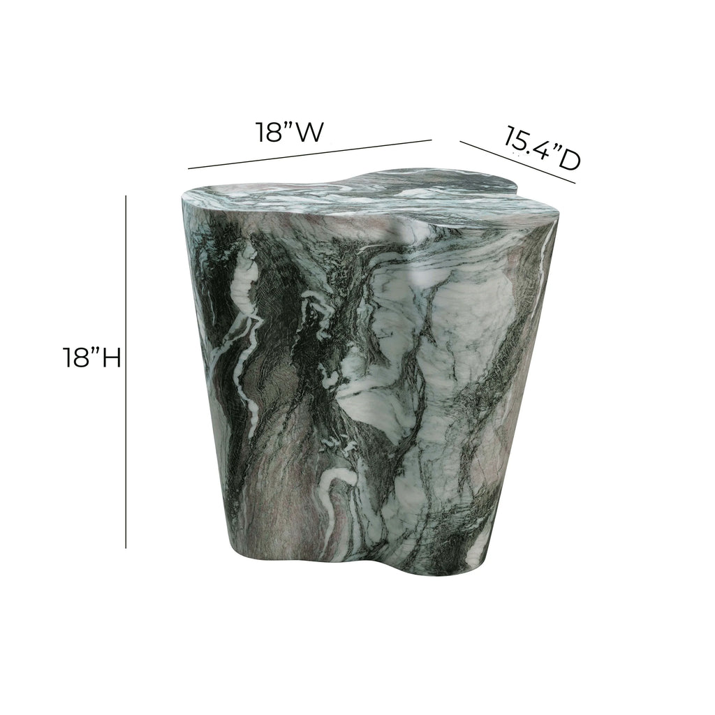Slab Concrete Indoor/Outdoor Side Table (18"-22")