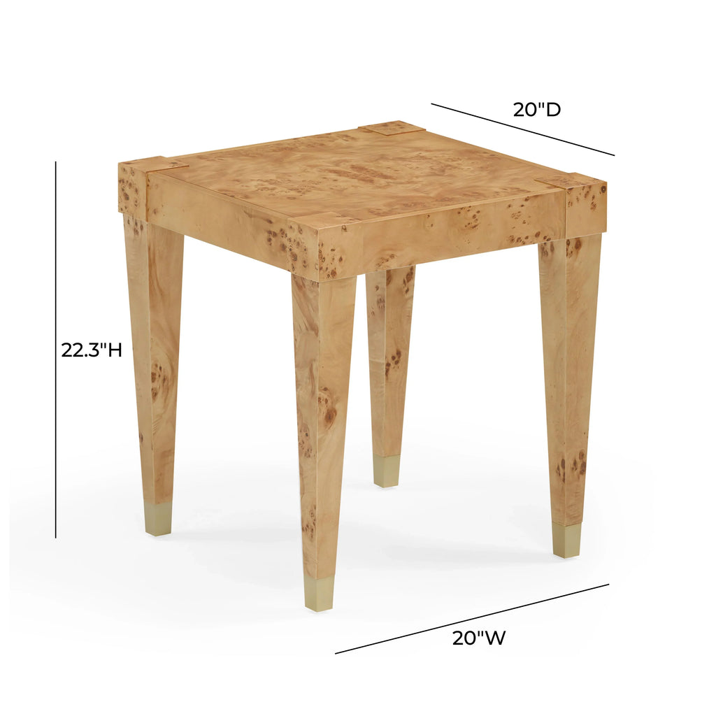 Brandyss Burl End Table