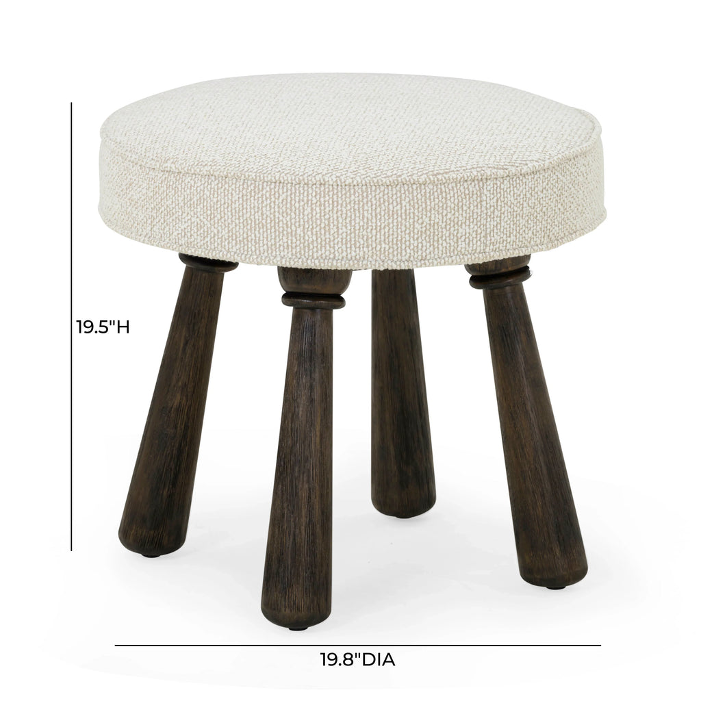 Pookie Performance Boucle Accent Stool