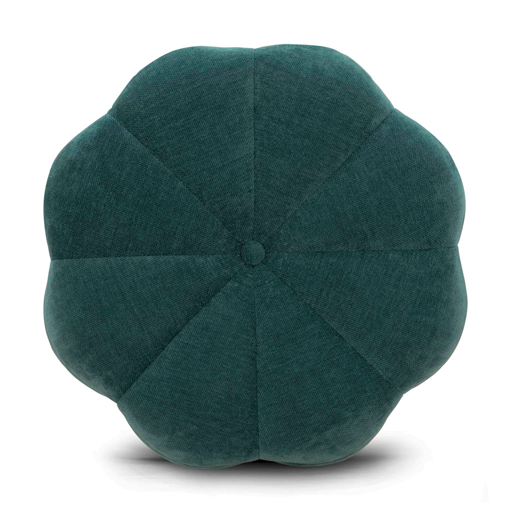 Fleur Textured Performance Velvet Storage Ottoman
