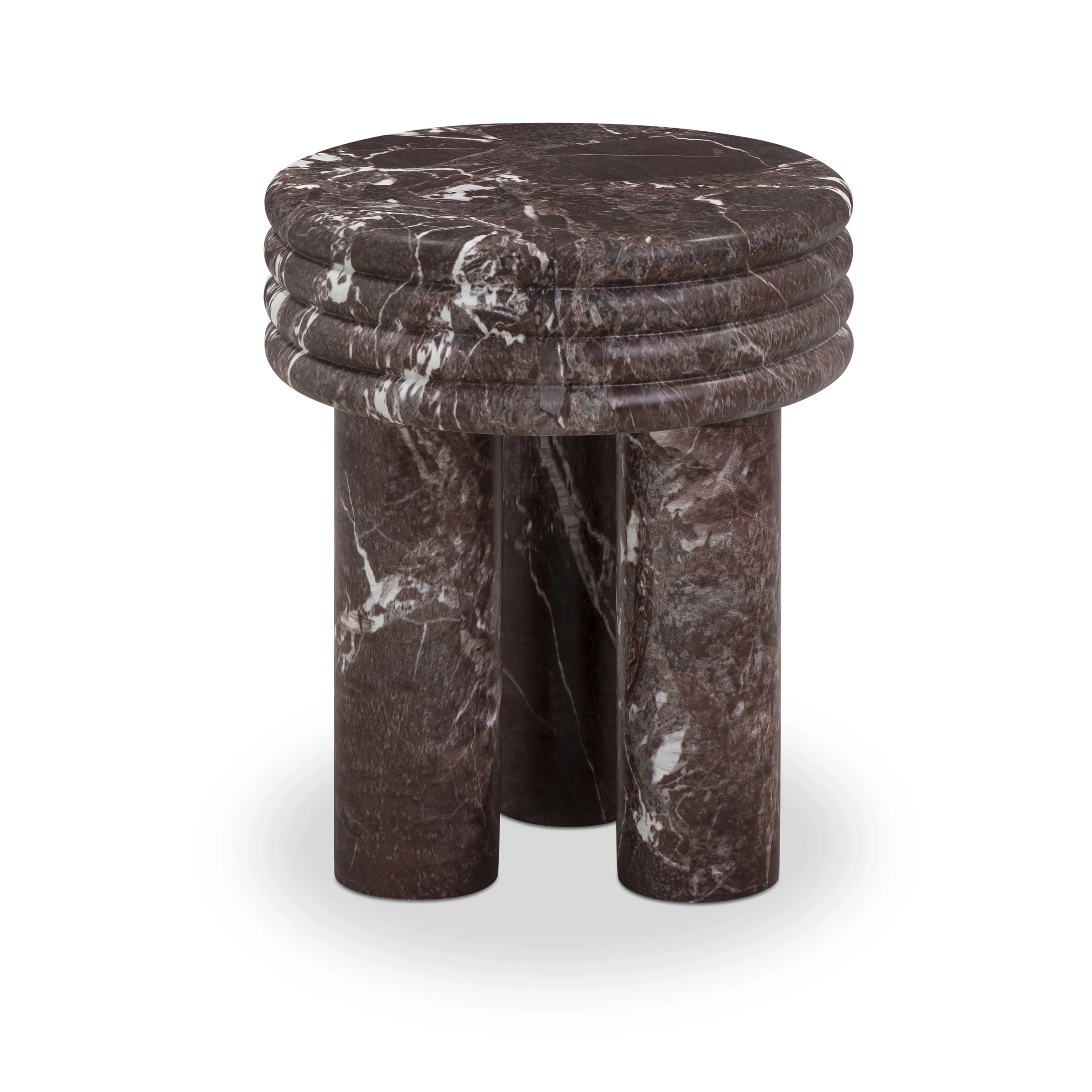 Delta Concrete Indoor/Outdoor Round Side Table