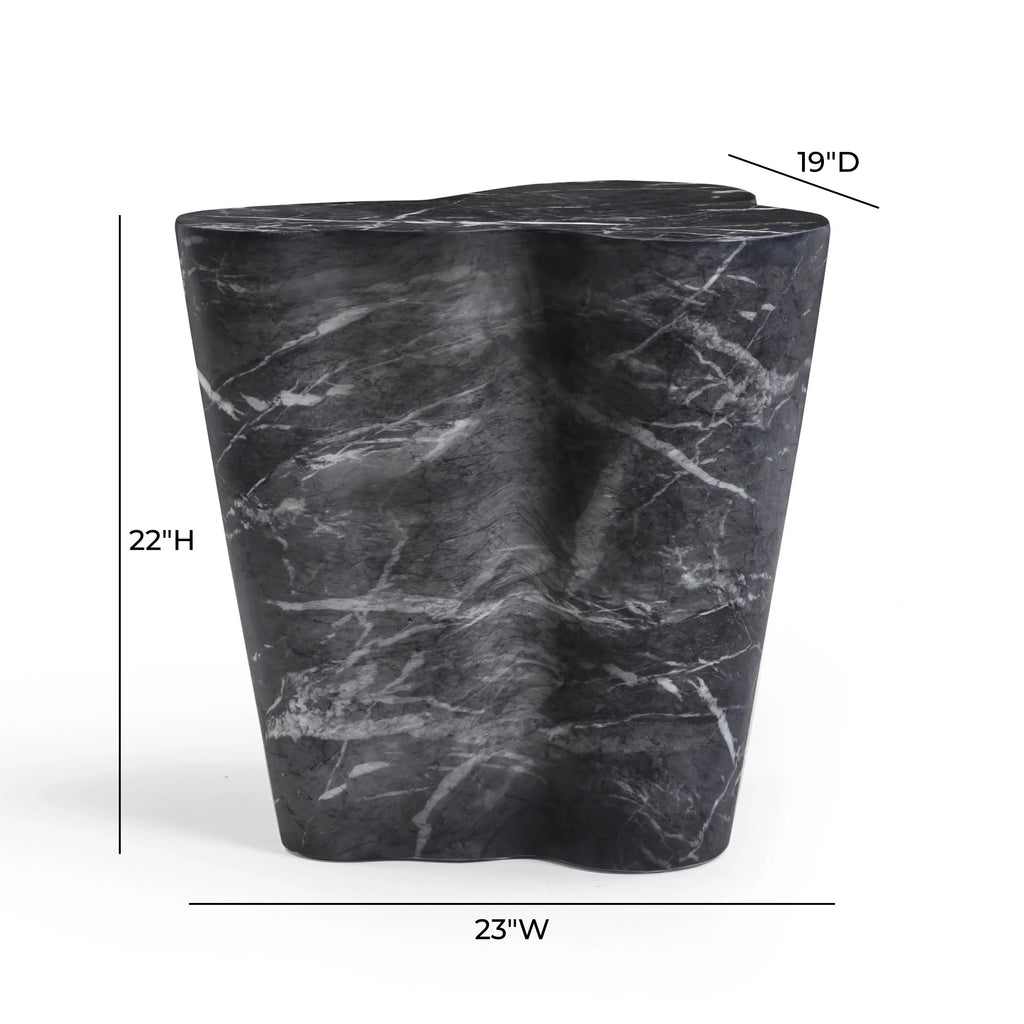 Slab Concrete Indoor/Outdoor Side Table (18"-22")