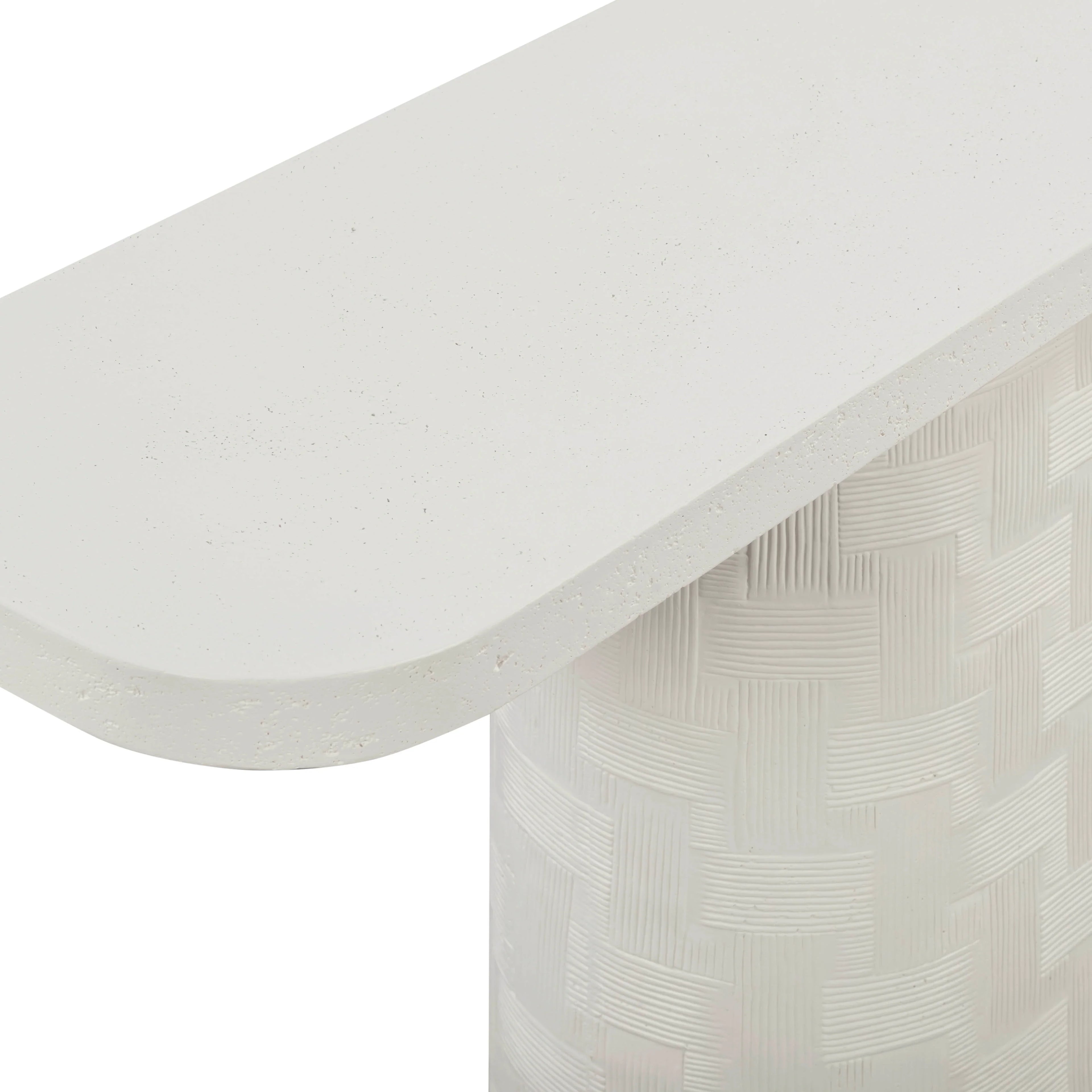 Suraya 55" Indoor/Outdoor Concrete Console Table