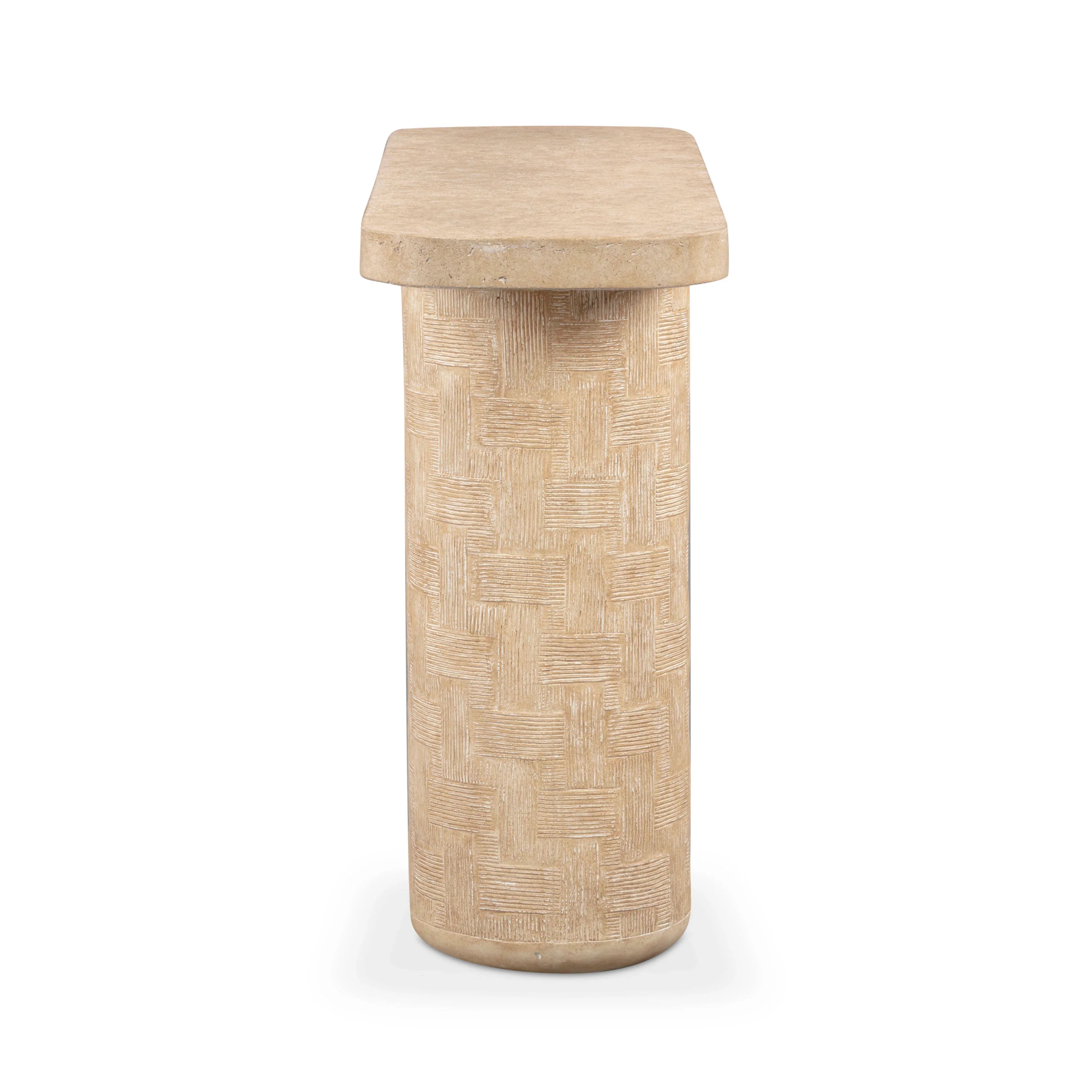 Suraya 55" Indoor/Outdoor Concrete Console Table