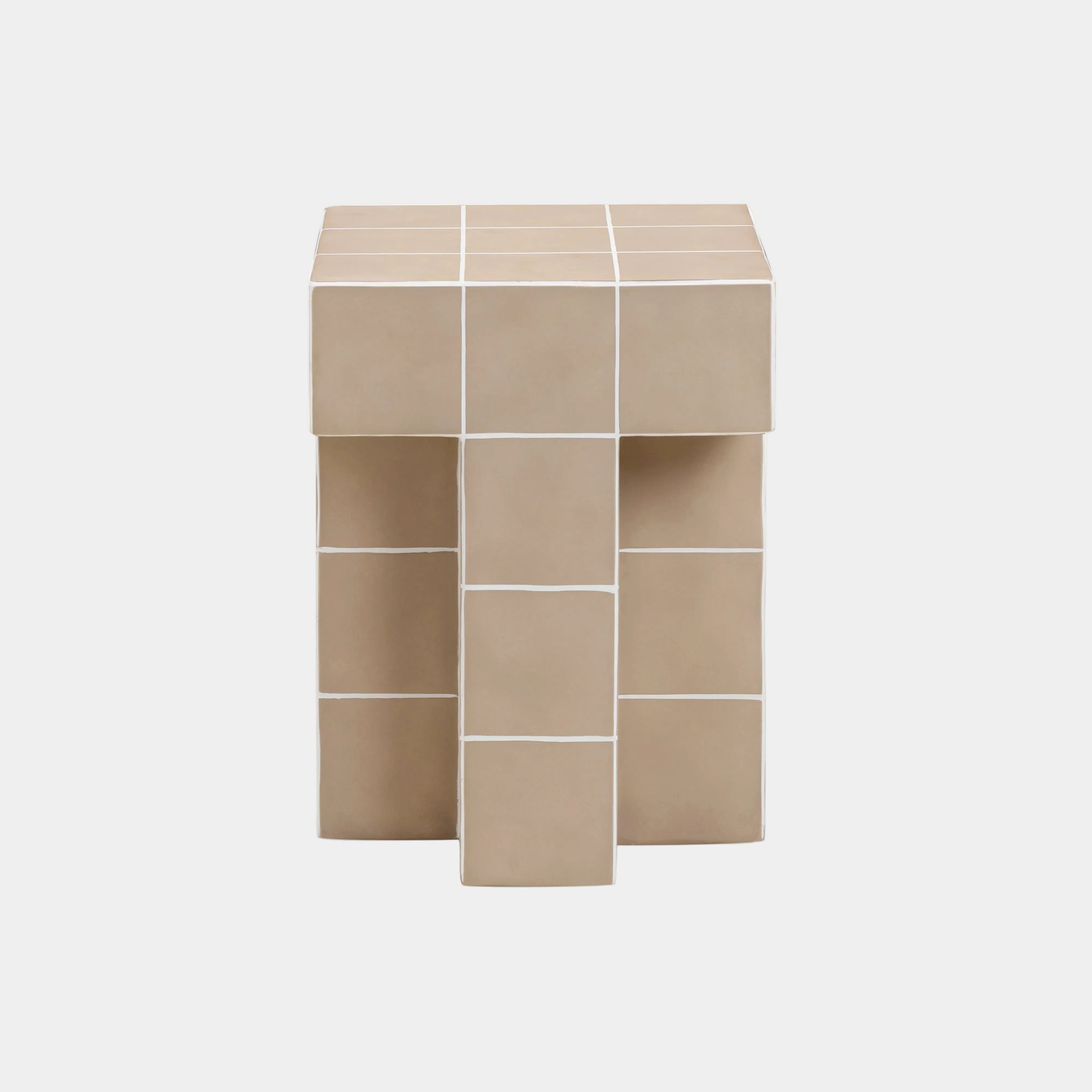 Alma Tile Concrete Indoor/Outdoor Side Table