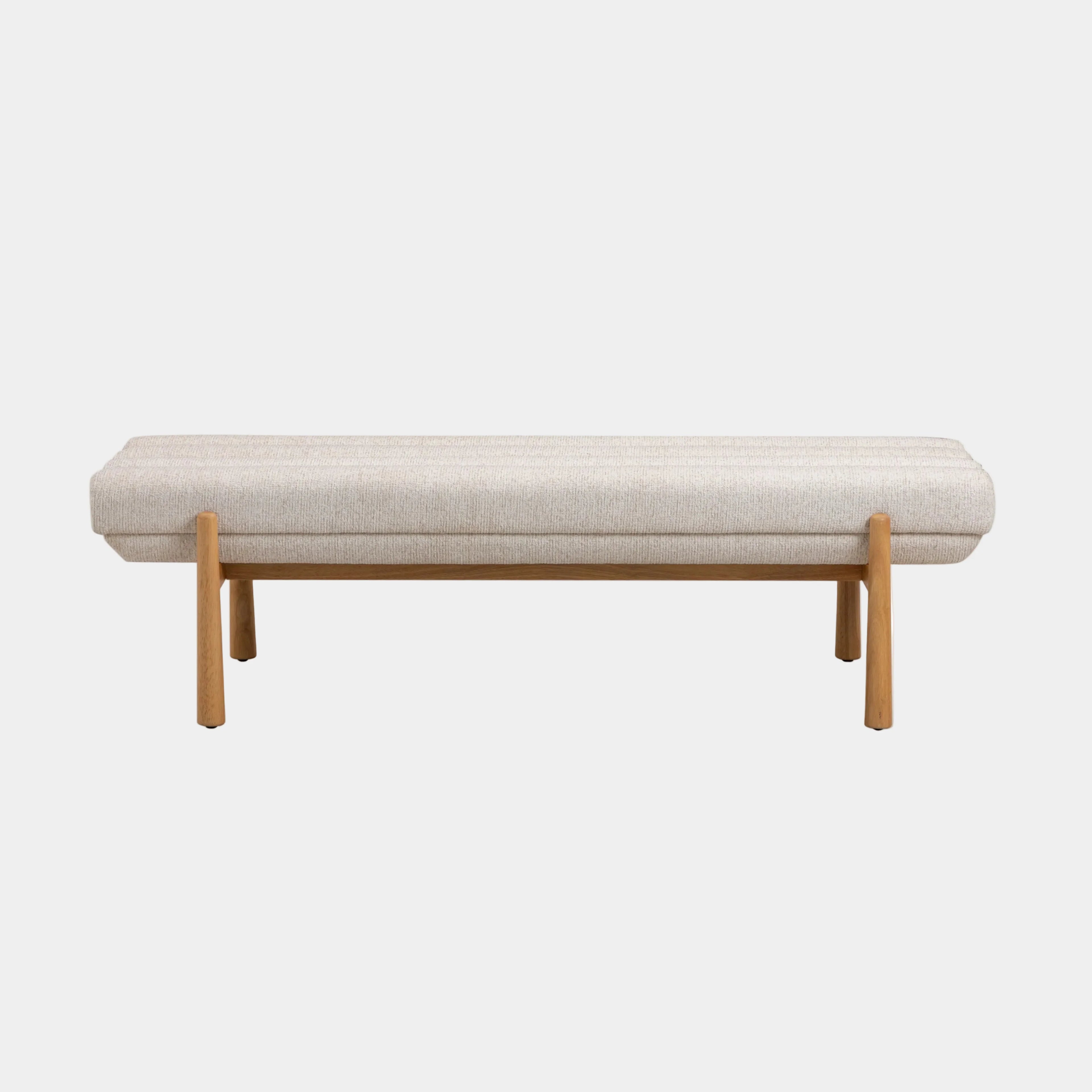 Julianna 56" Textured Performance Fabric Bench