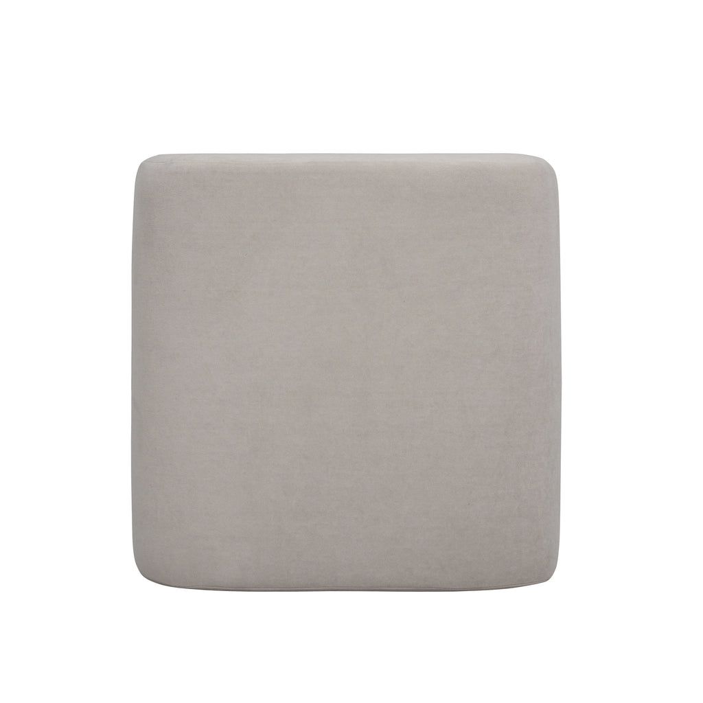Desi Performance Velvet Ottoman