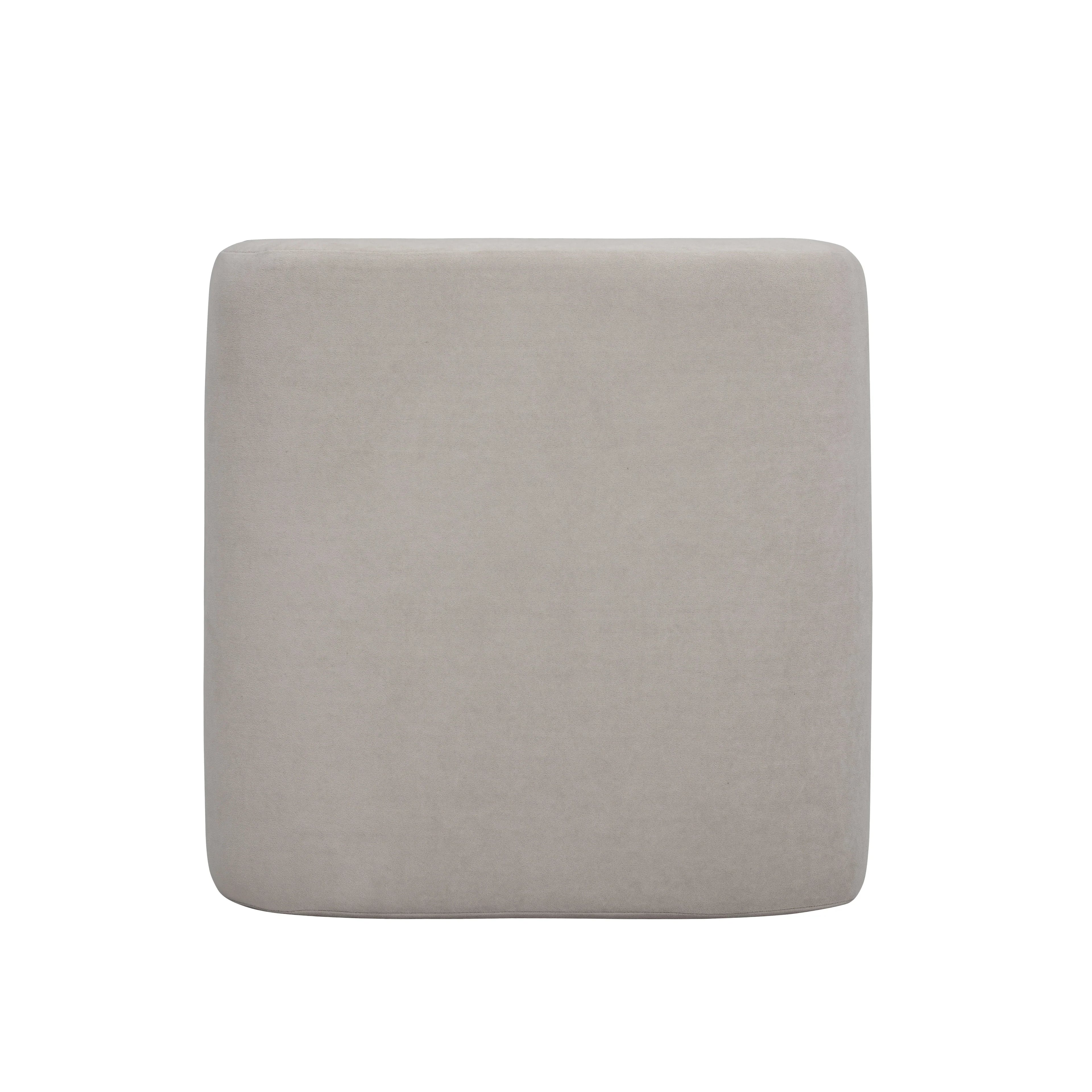 Desi Performance Velvet Ottoman