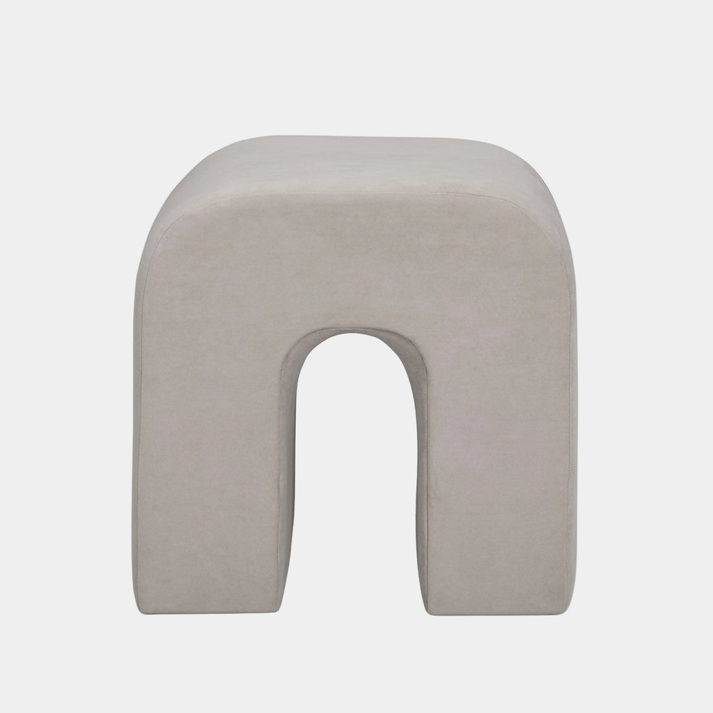 Desi Performance Velvet Ottoman