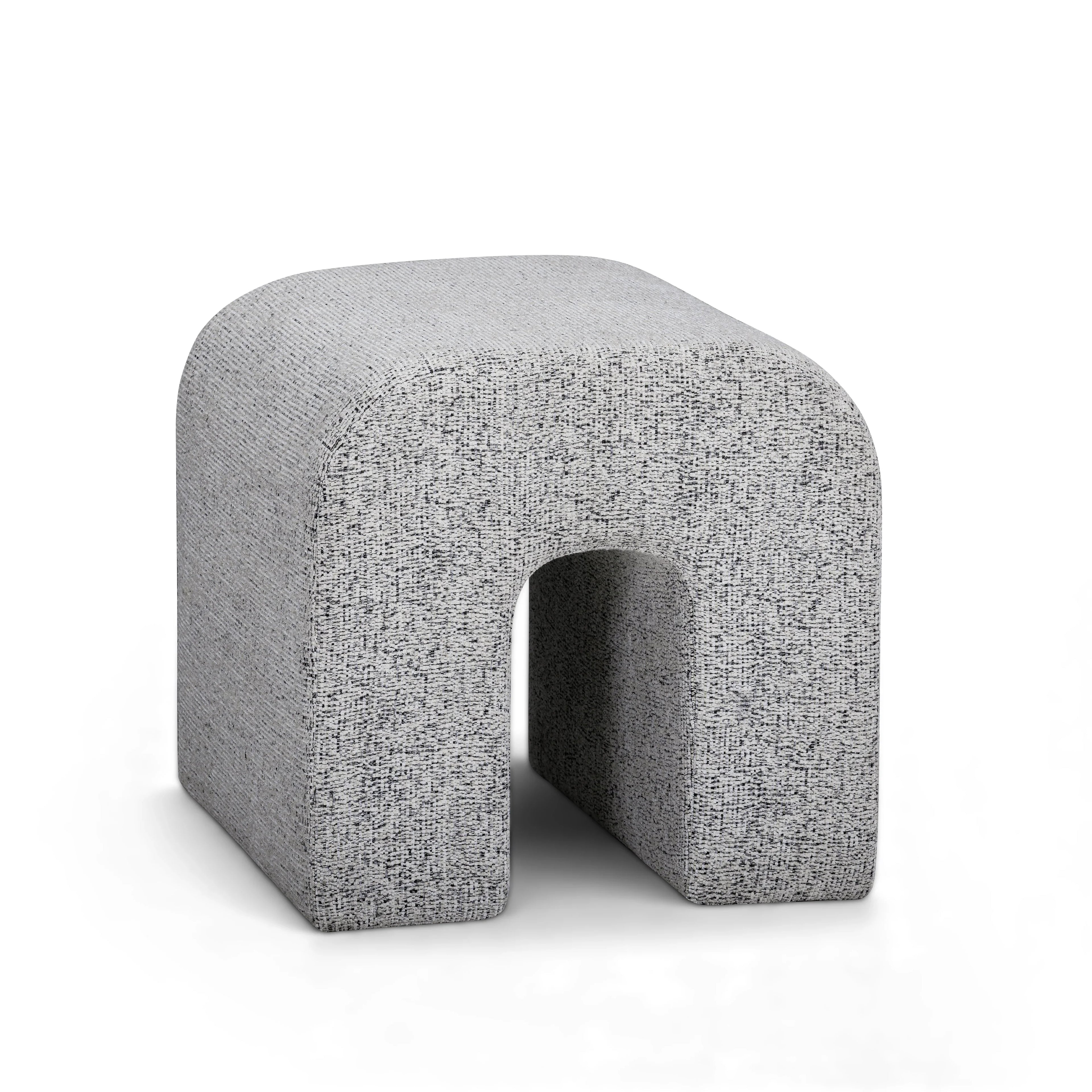 Desi Woven Performance Fabric Ottoman