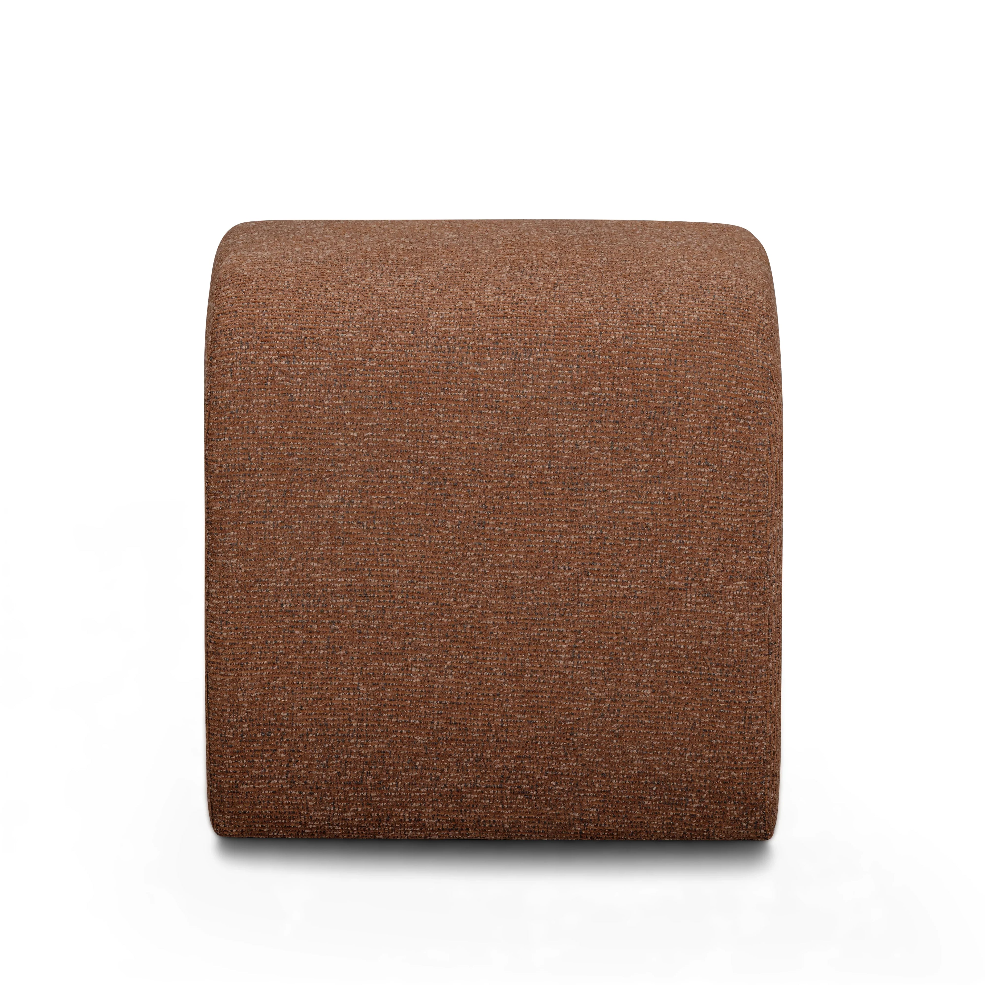Desi Woven Performance Fabric Ottoman