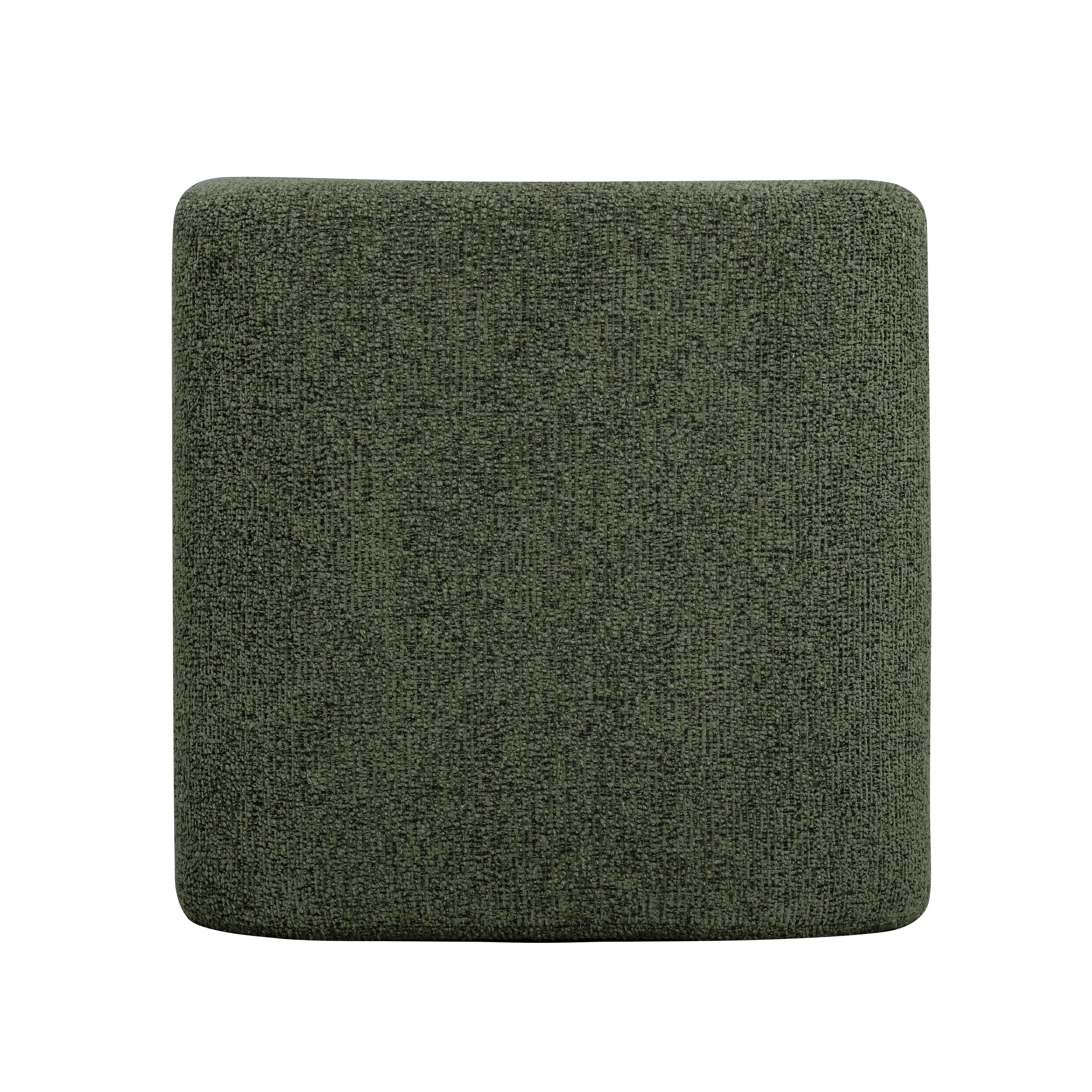 Desi Woven Performance Fabric Ottoman