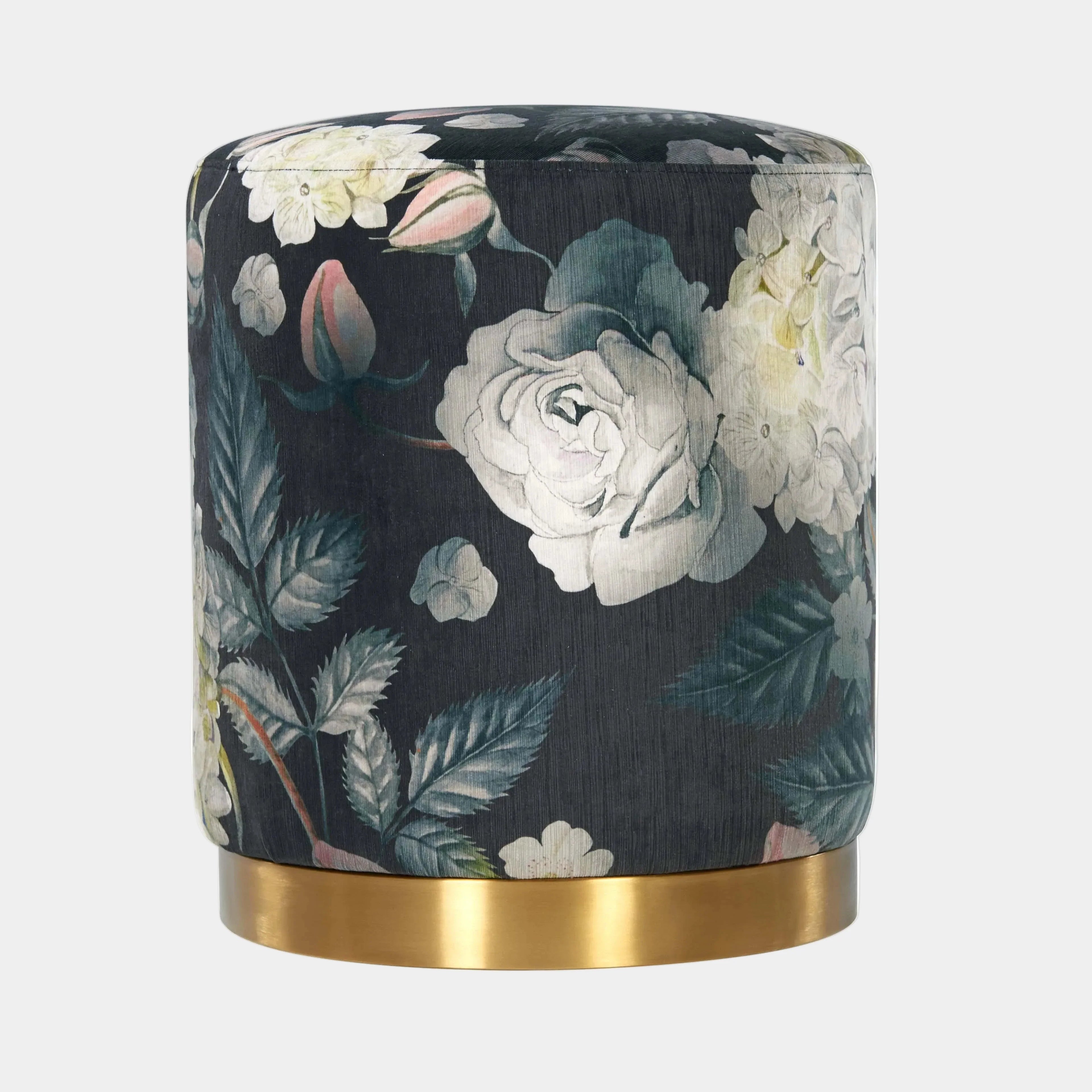 Opal Performance Velvet Ottoman