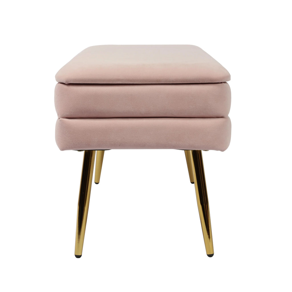 Ziva 31" Velvet Storage Bench