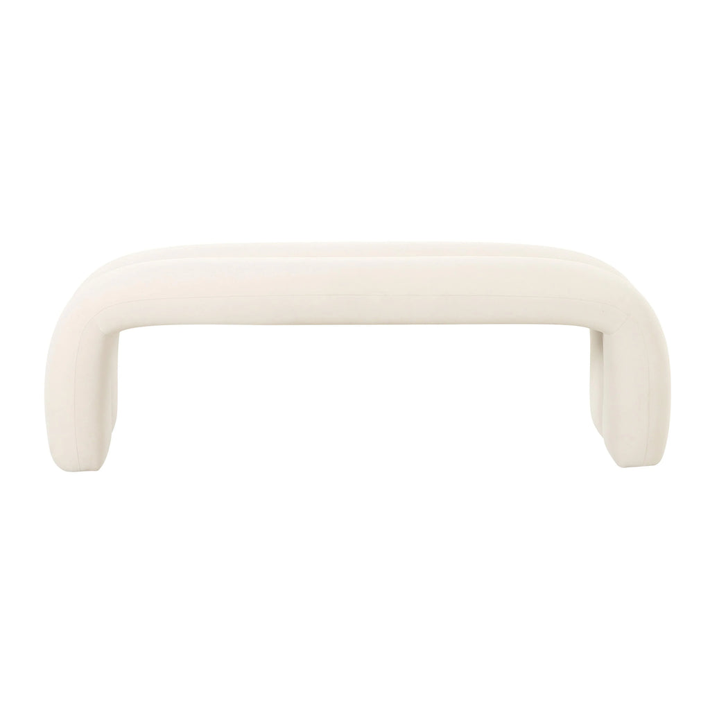 Leigh 56" Performance Velvet Channeled Bench
