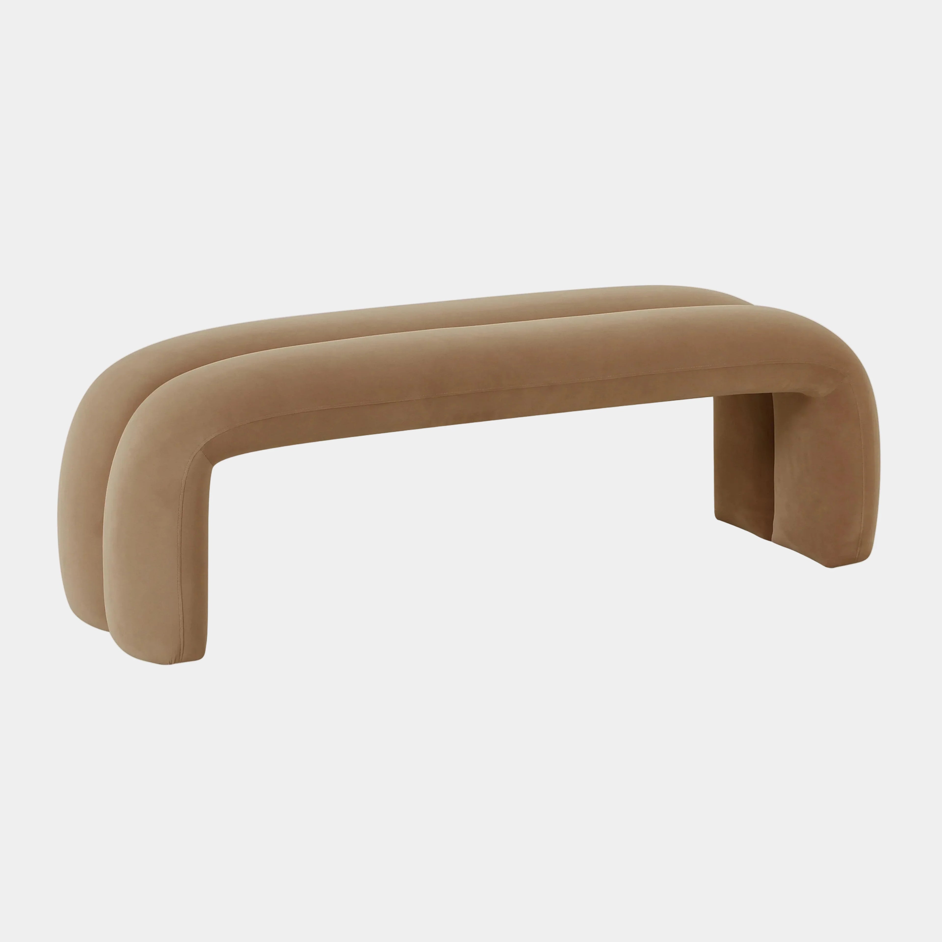 Leigh 56" Performance Velvet Channeled Bench