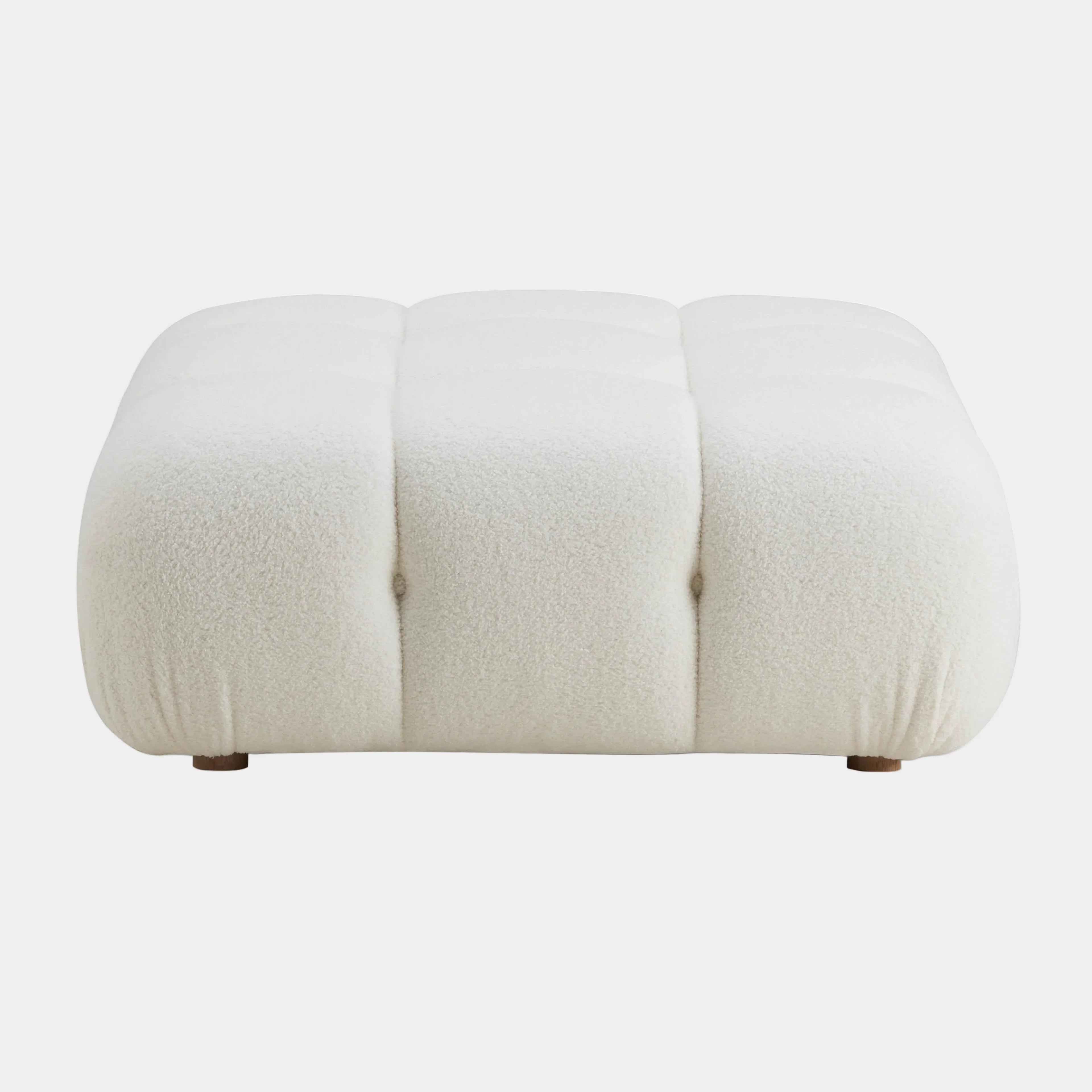 Calliope Performance Vegan Shearling Modular Ottoman