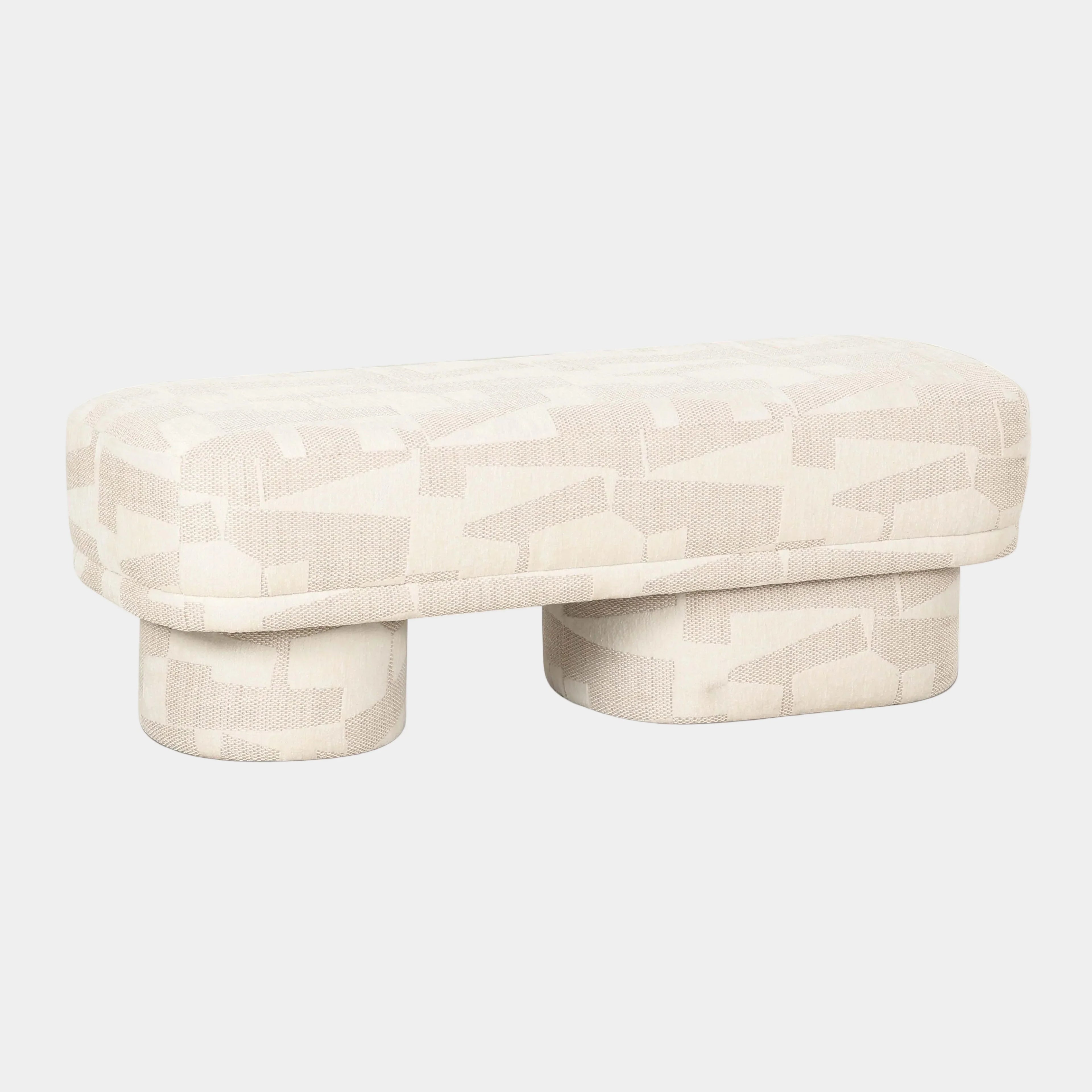 Lena 47" Performance Jacquard Bench