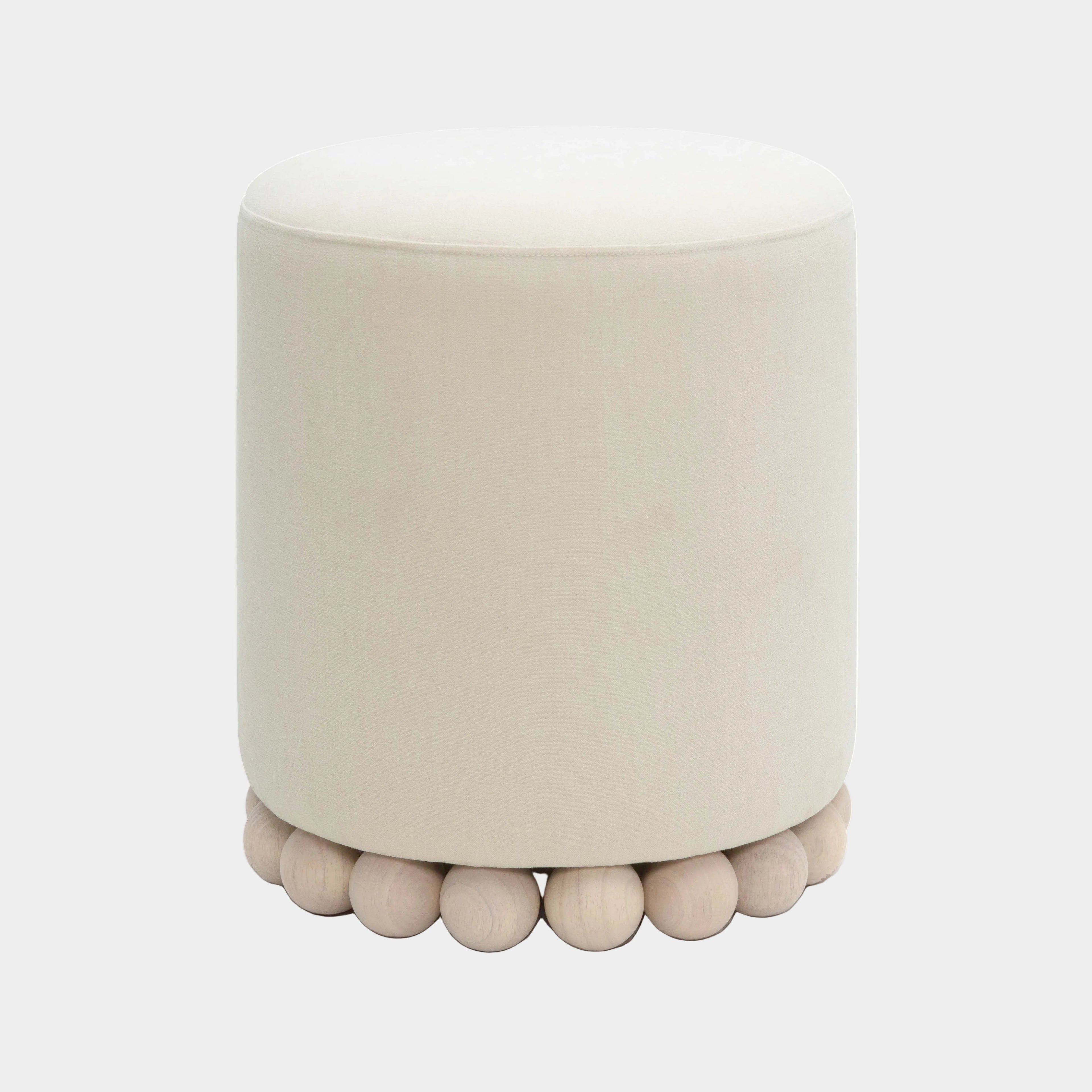 Dex Upcycled Performance Fabric Ottoman