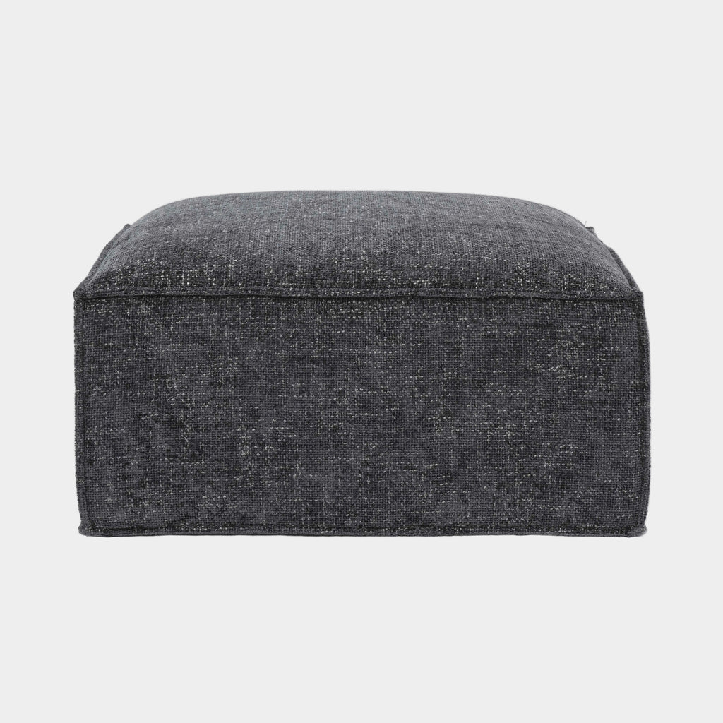 Mindy Performance Chenille Basketweave Ottoman