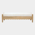 Thelma 56" Cream Performance Basketweave Bench