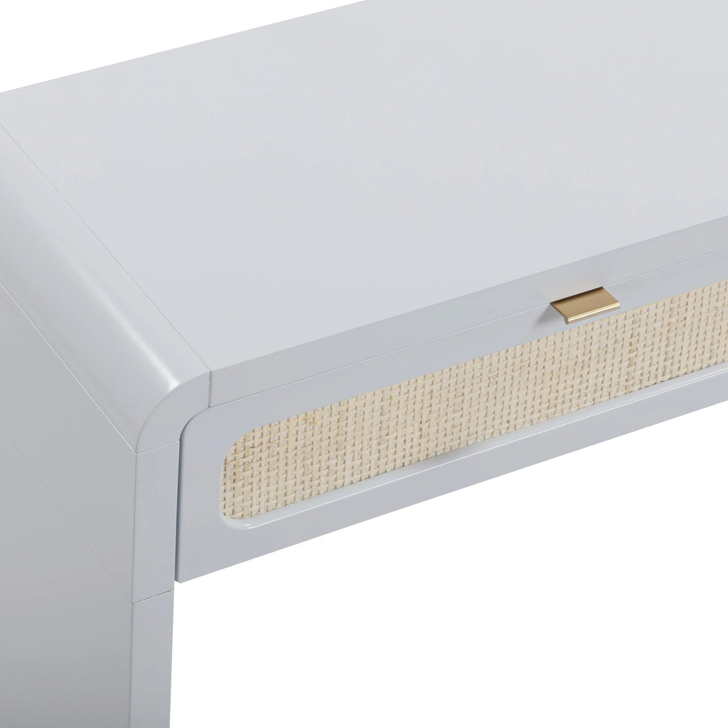Patty 48" Rattan 2-Drawer Console Desk