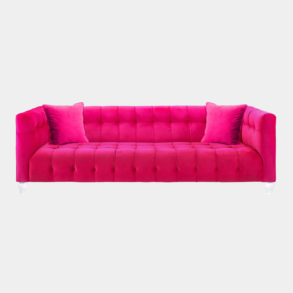 Bea 90.6" Performance Velvet Tufted Sofa