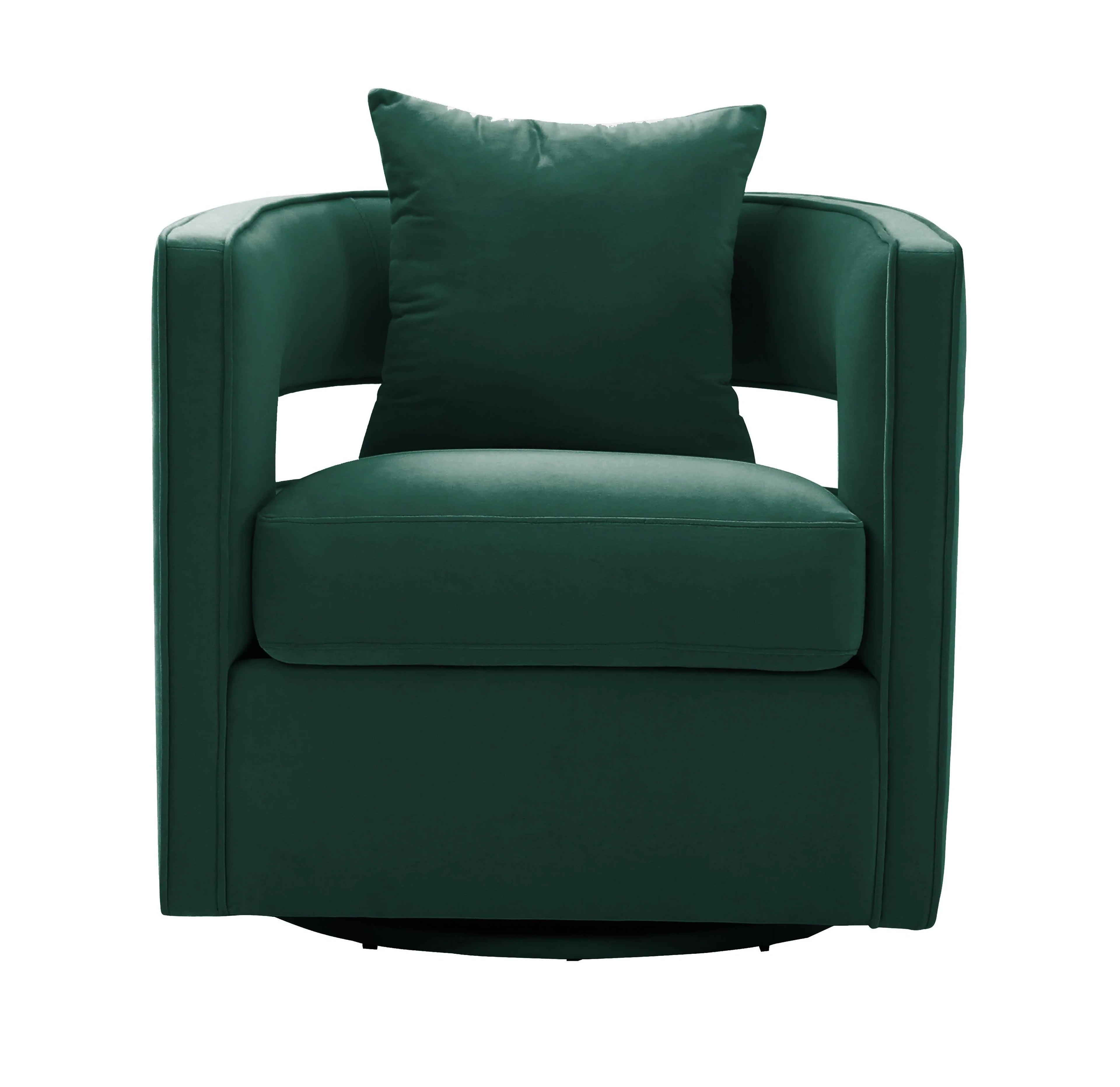 Kennedy Performance Velvet Swivel Accent Chair