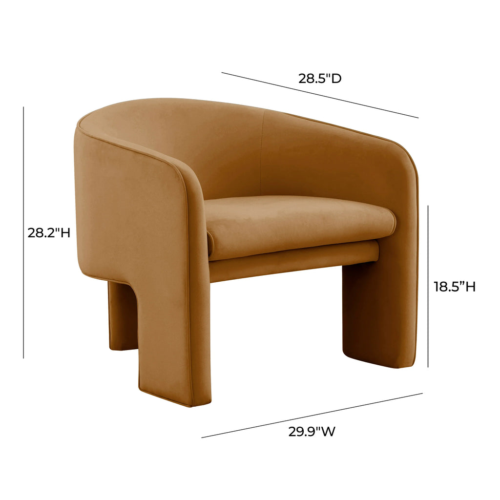 Marla Performance Velvet Accent Chair