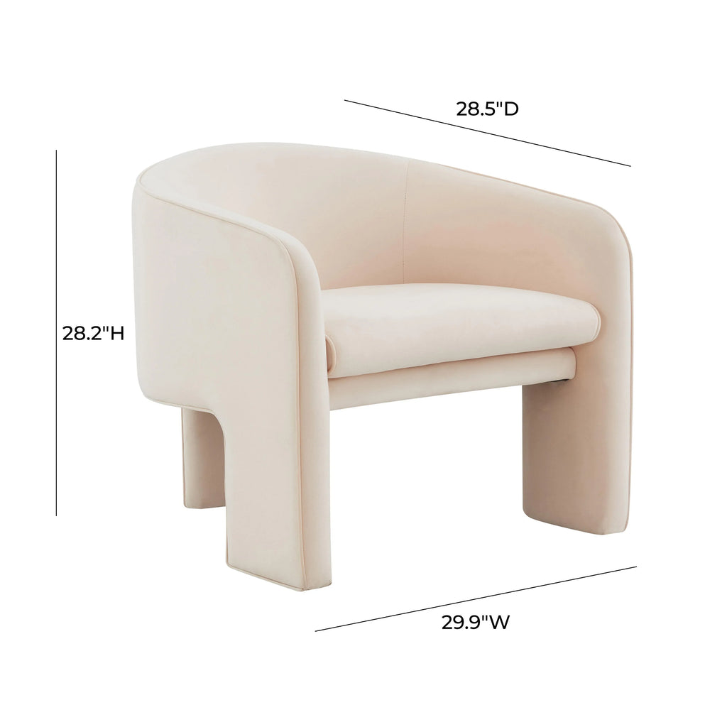 Marla Performance Velvet Accent Chair