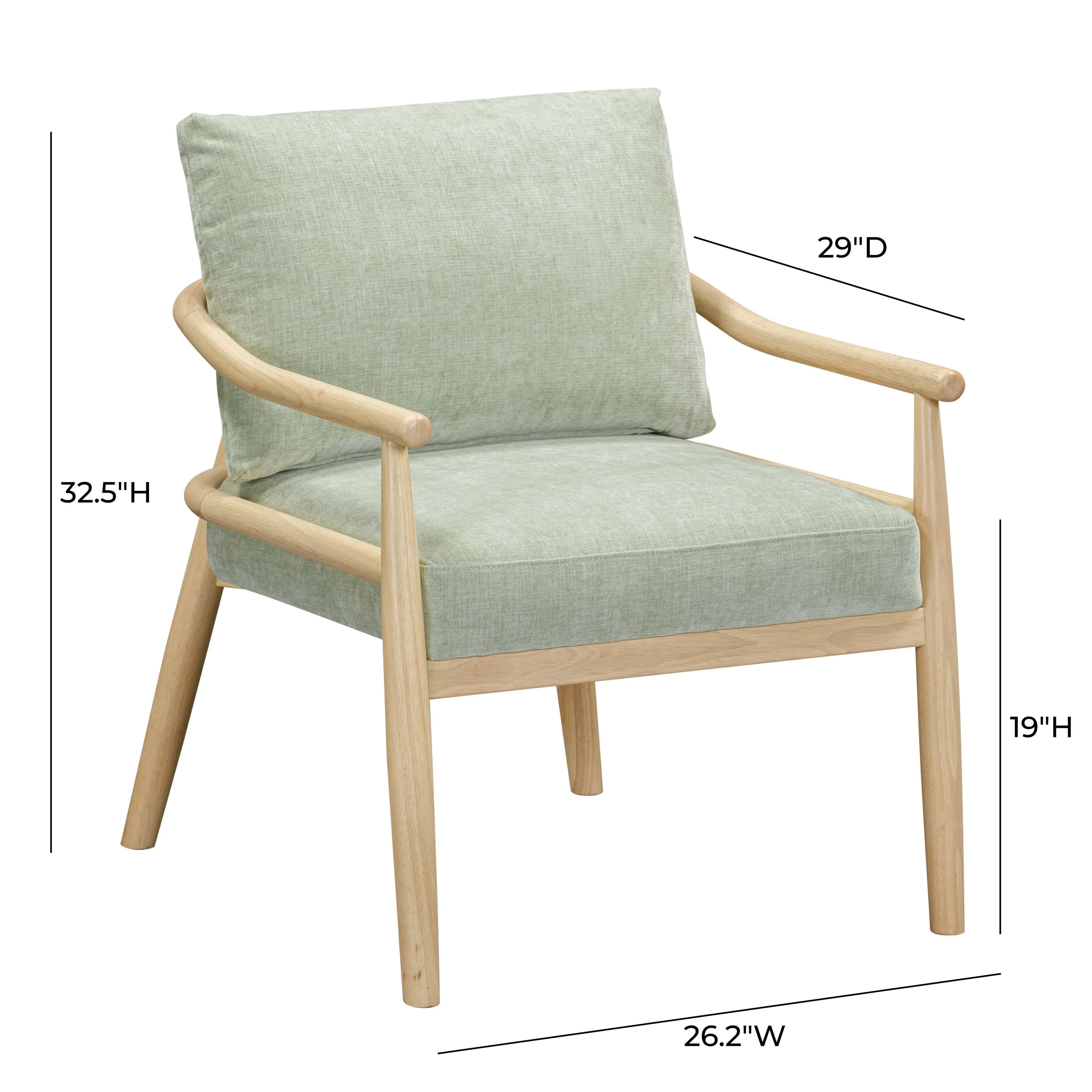 Dixie Performance Chenille Velvet Accent Chair