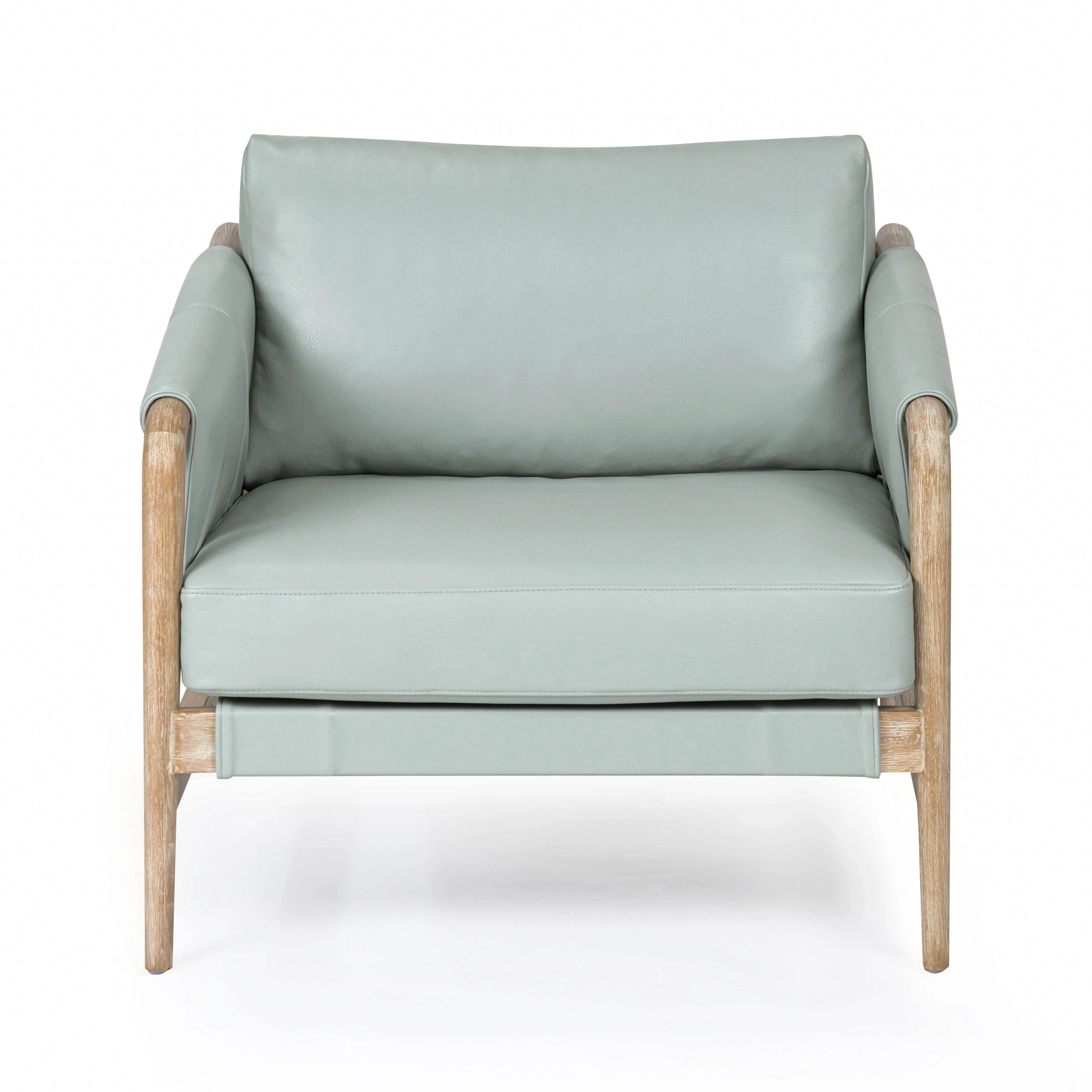 Chakka Contract-Grade Genuine Leather Accent Chair