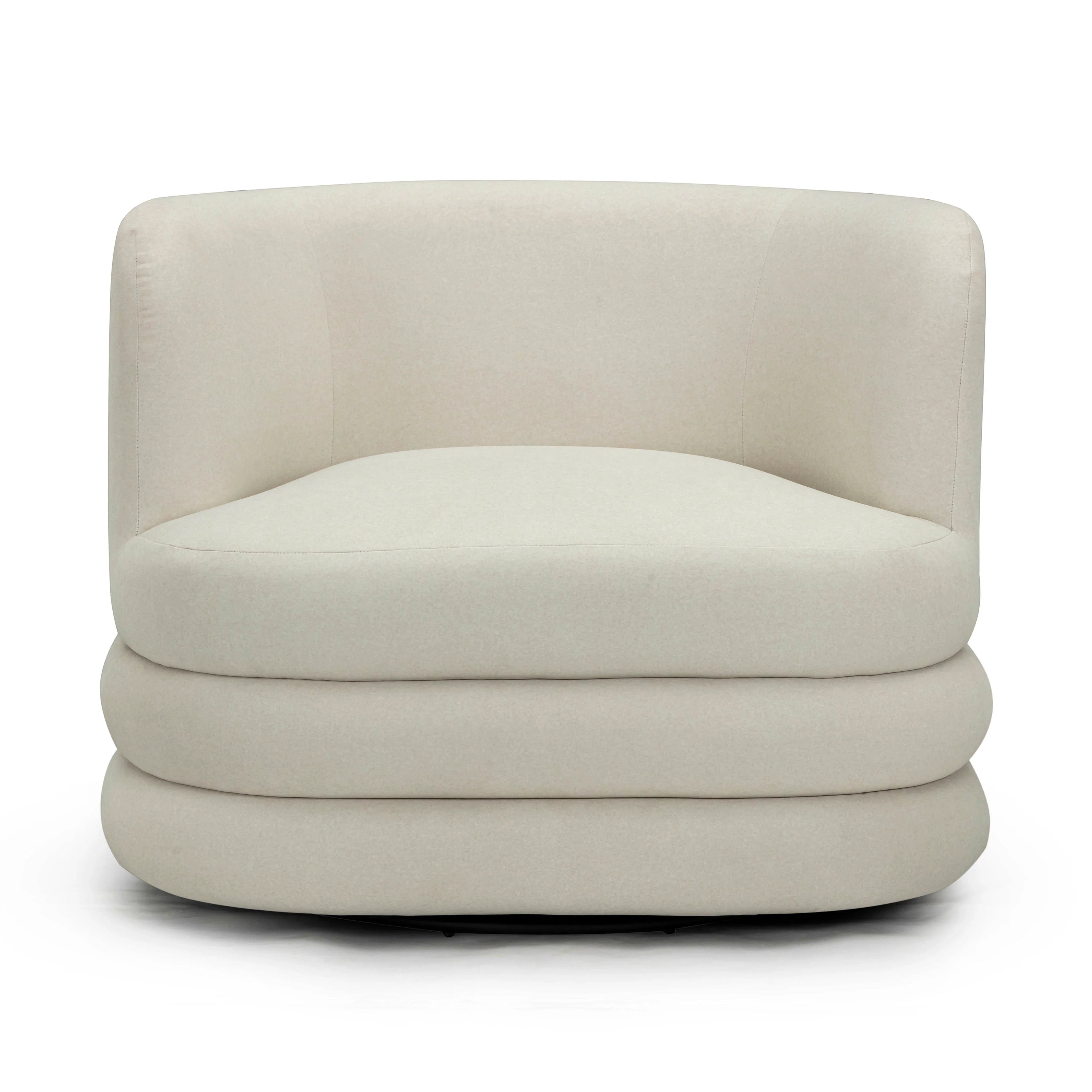 Astor Performance Faux Mohair Swivel Hotel Lounge Chair