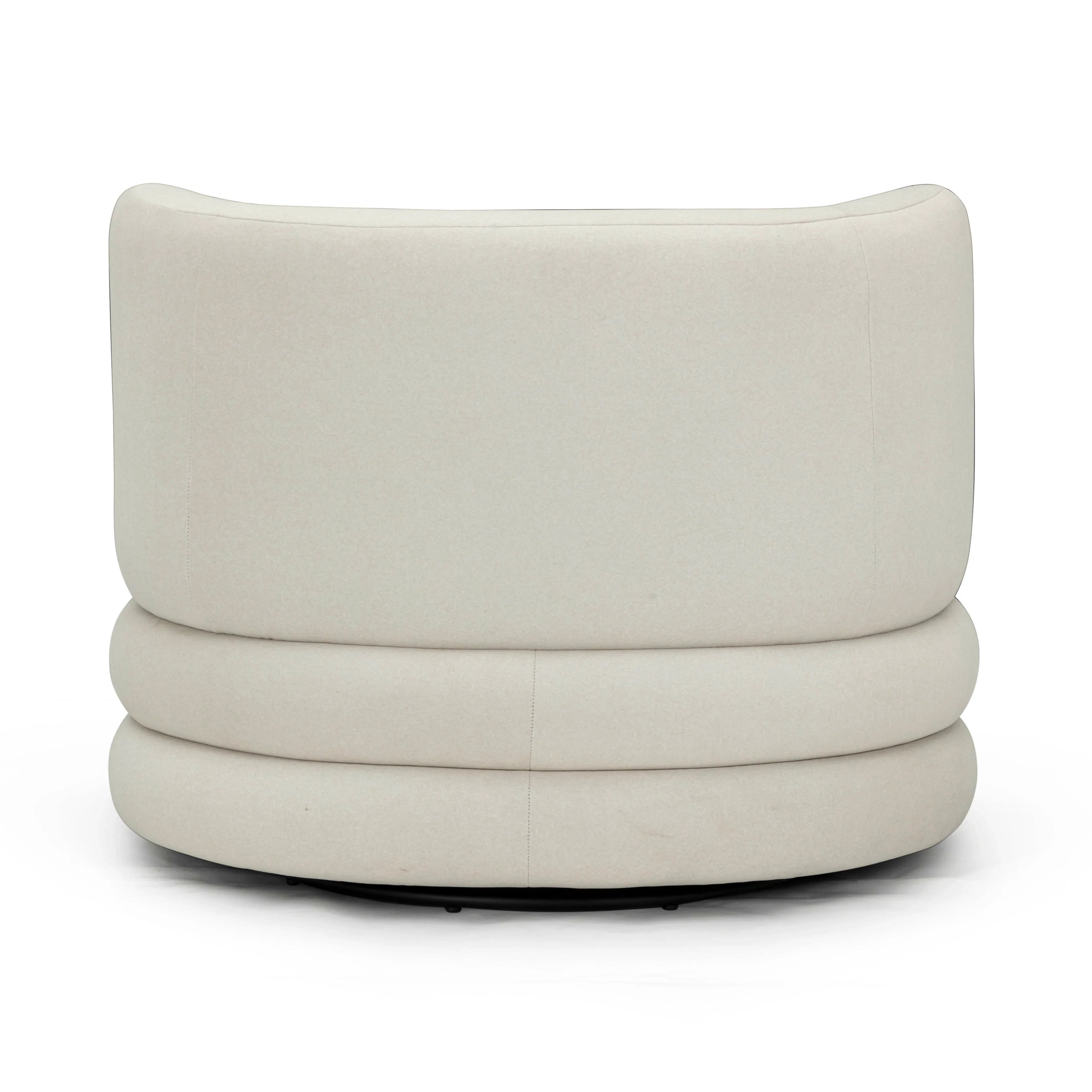 Astor Performance Faux Mohair Swivel Hotel Lounge Chair