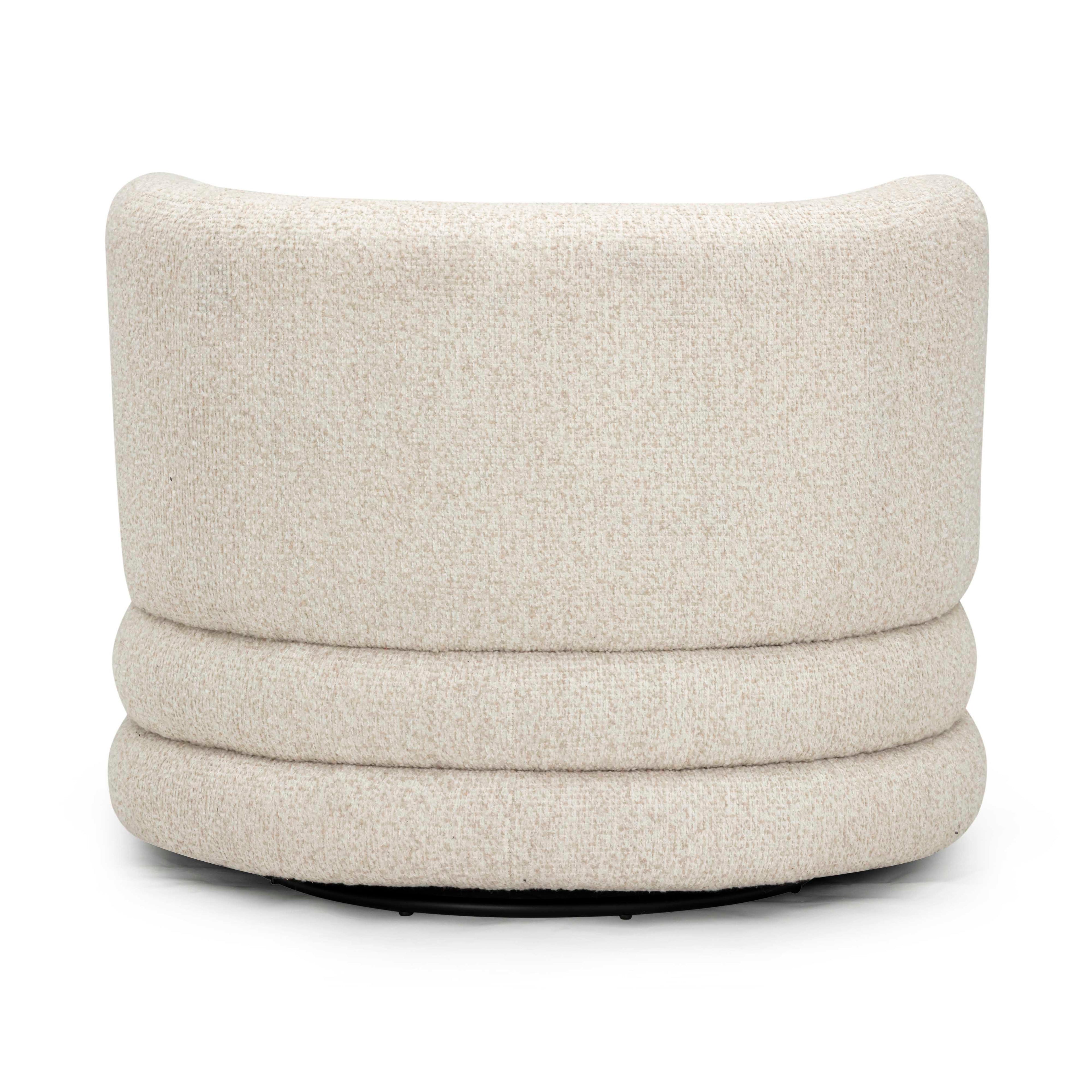 Astor Heavy Performance Boucle Swivel Hotel Lounge Chair