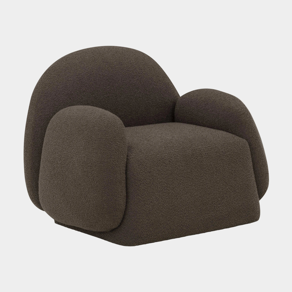 Marius Contract-Grade Boucle Accent Chair