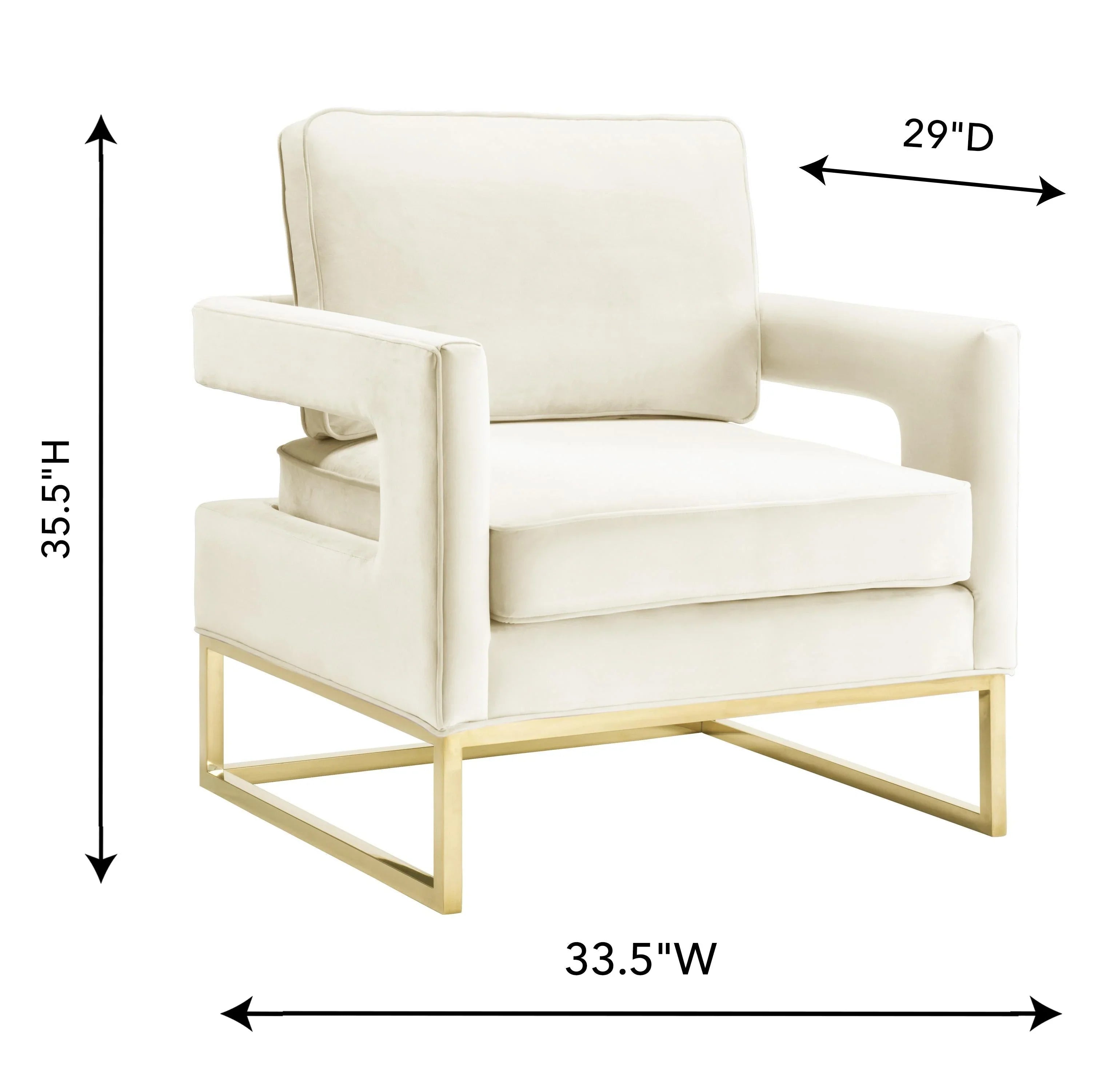 Avery Performance Velvet Accent Chair