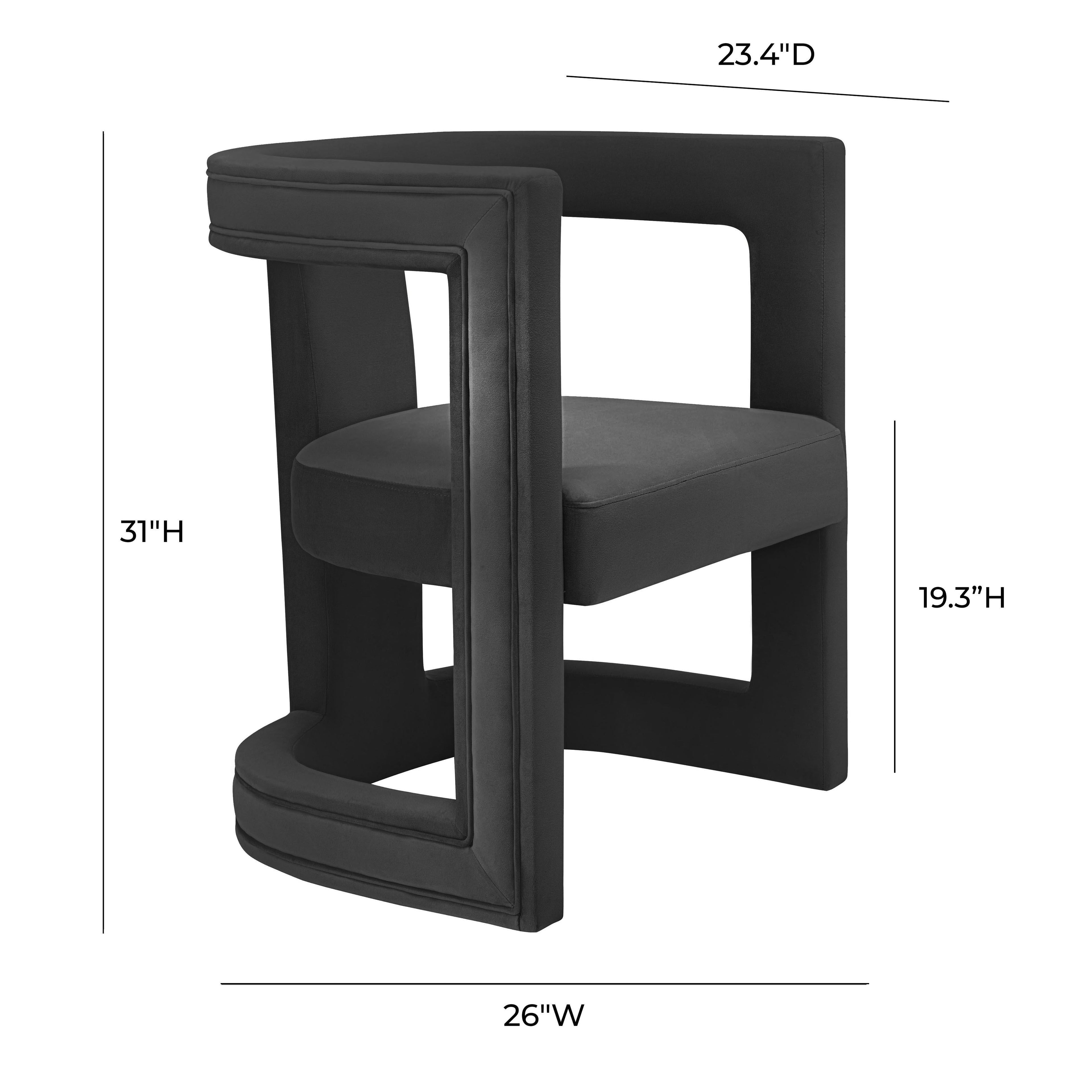 Ada Performance Velvet Accent Chair