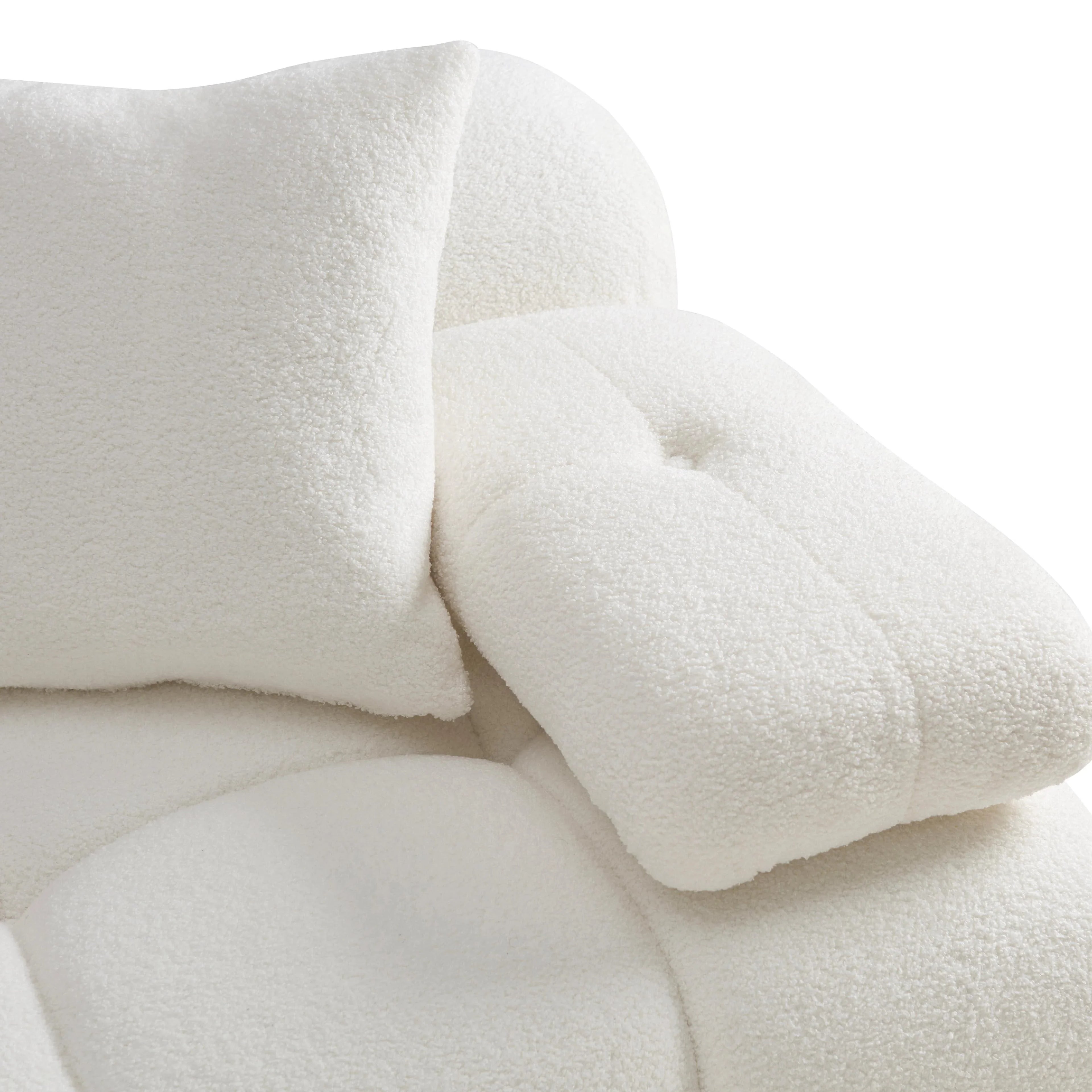 Calliope Performance Vegan Shearling Modular Corner Chair