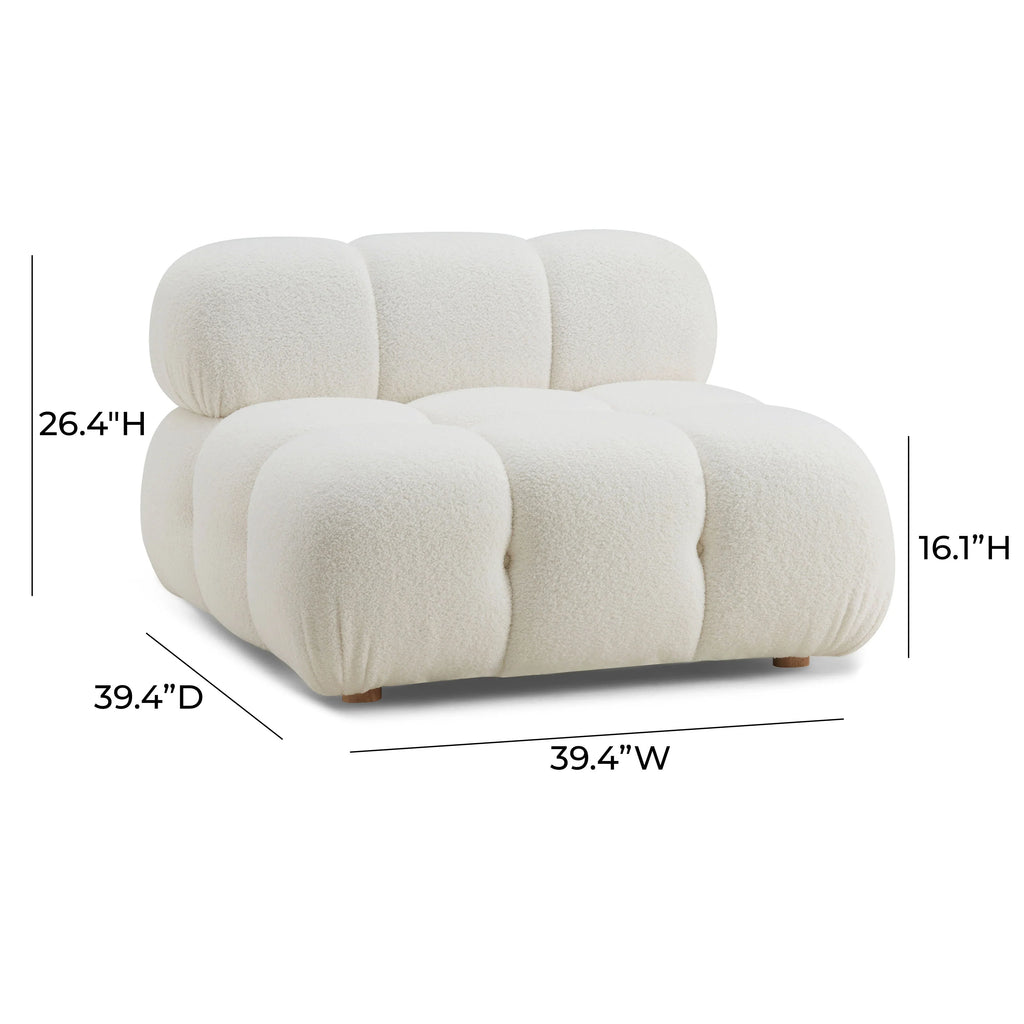 Calliope Performance Modular Armless Chair