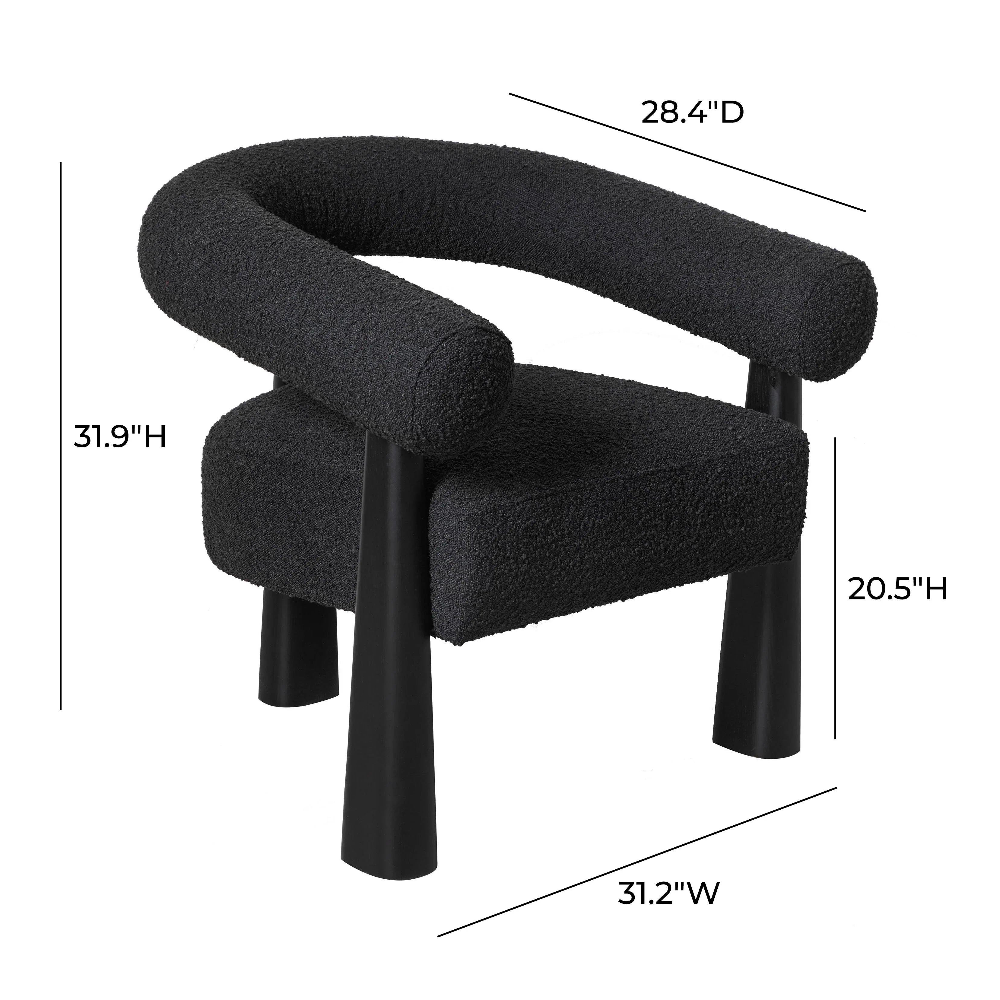 Spara Performance Boucle Accent Chair
