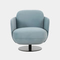 Solange Performance Velvet Swivel Accent Chair