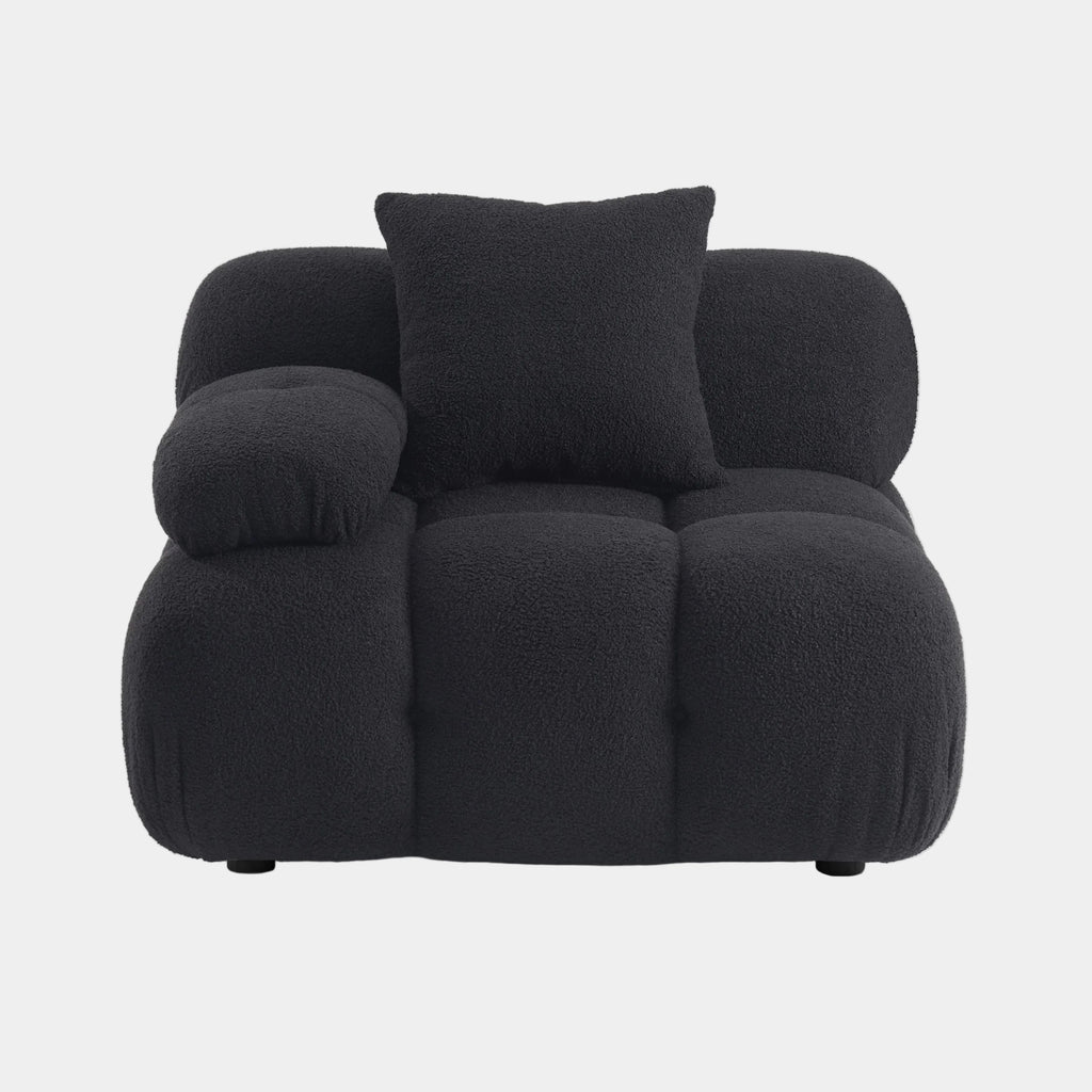 Calliope Performance Vegan Shearling Modular Corner Chair